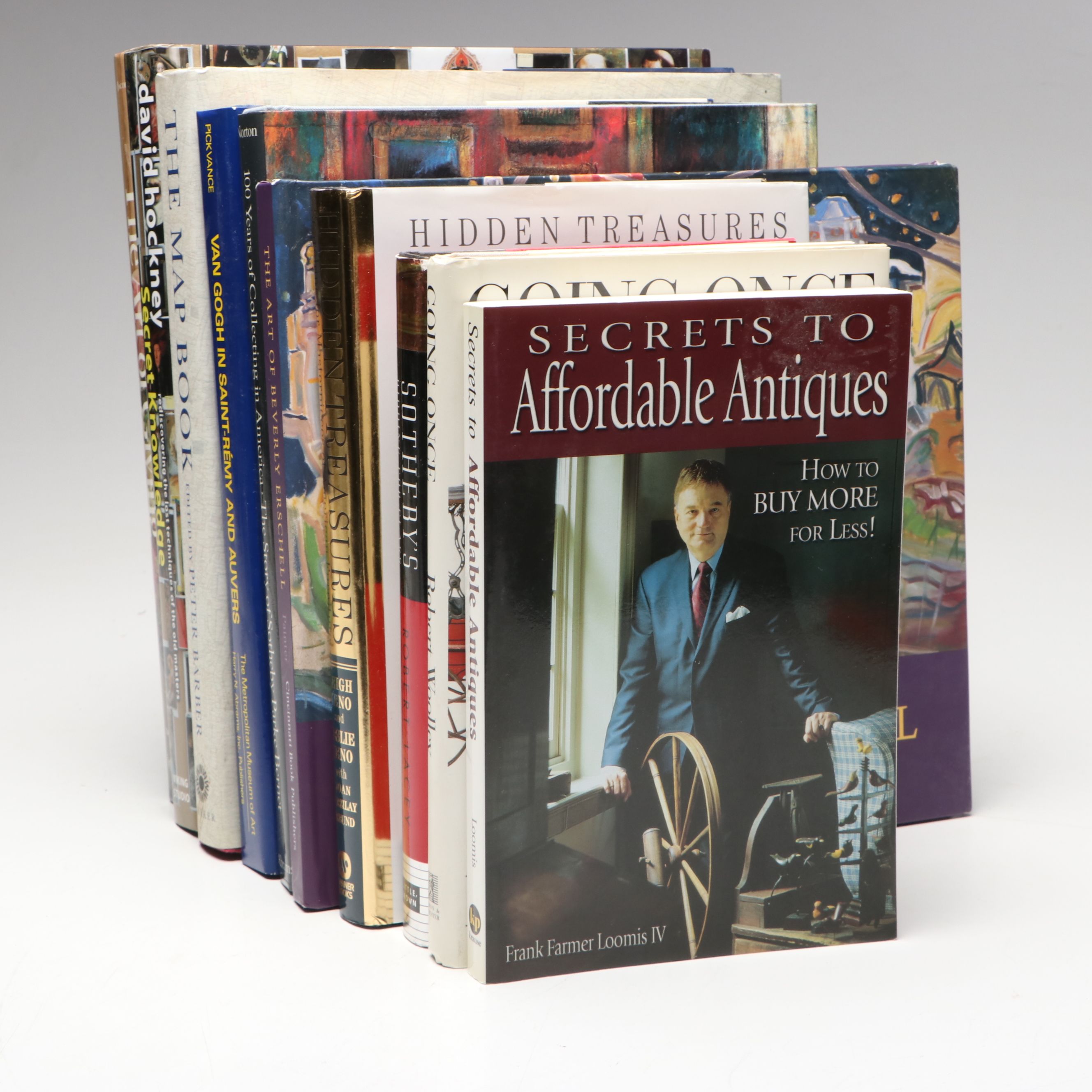 "Secret Knowledge" by David Hockney with More Art and Antique Furniture Books