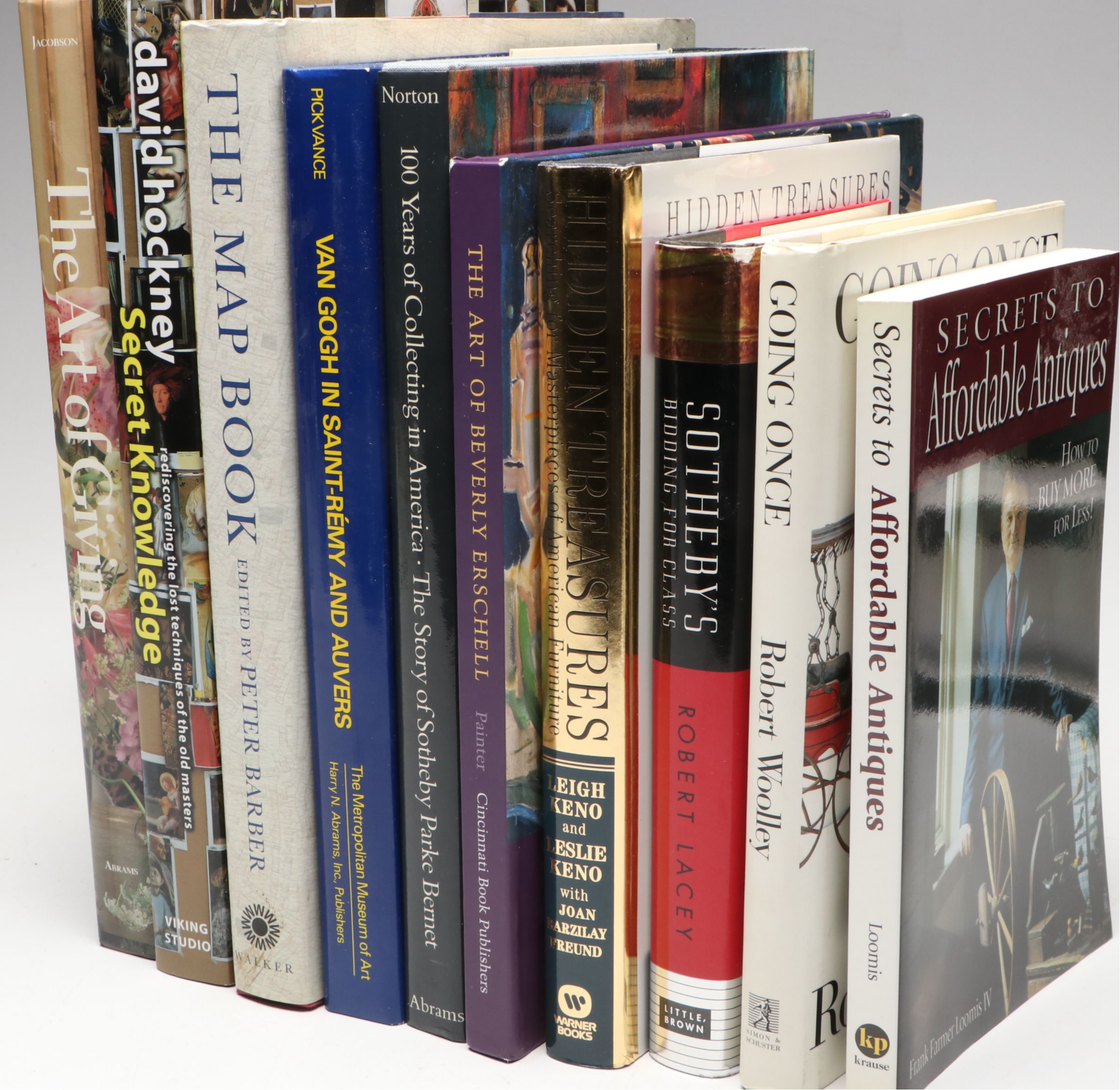 "Secret Knowledge" by David Hockney with More Art and Antique Furniture Books