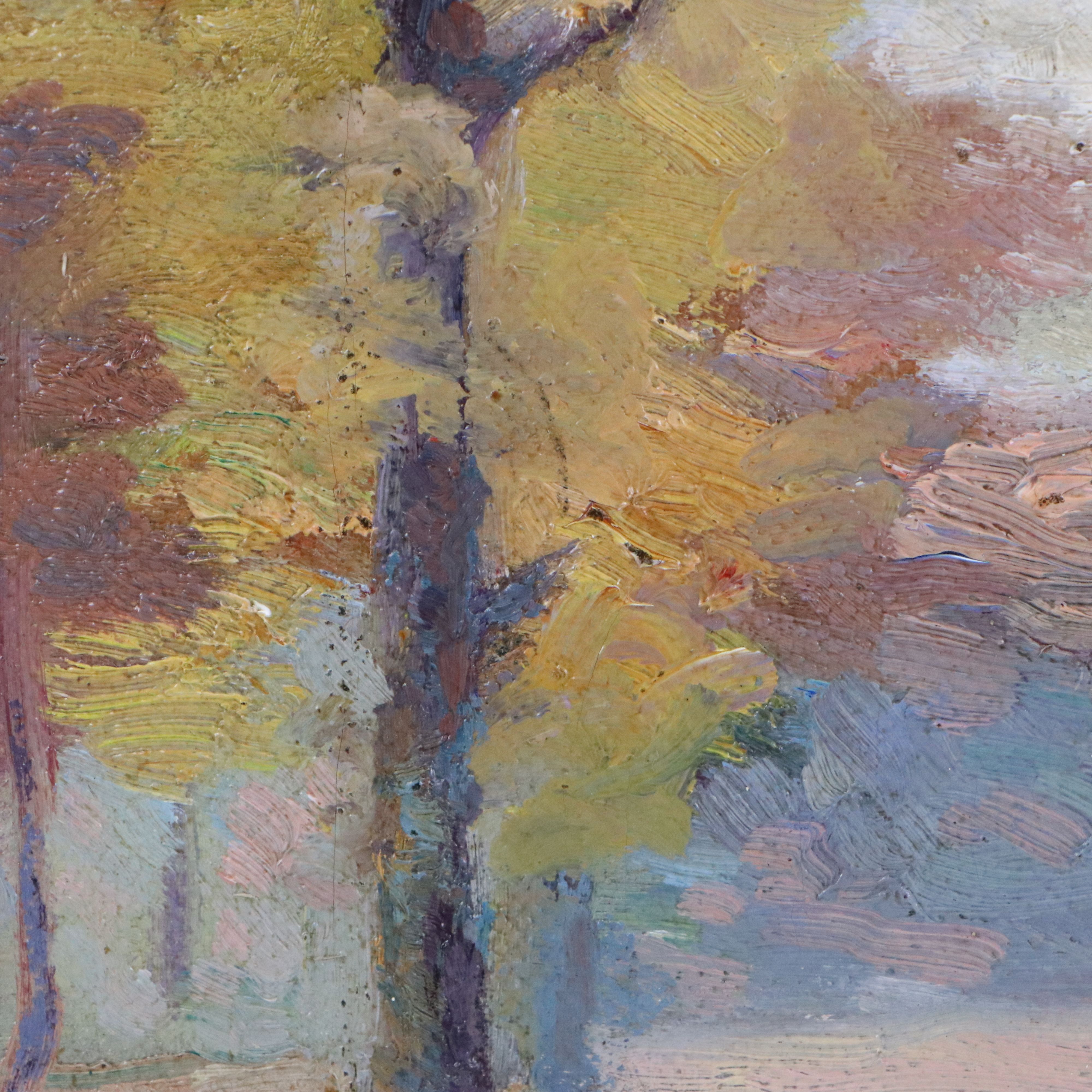 Josephine Ormond Calder Autumn Landscape Oil Painting