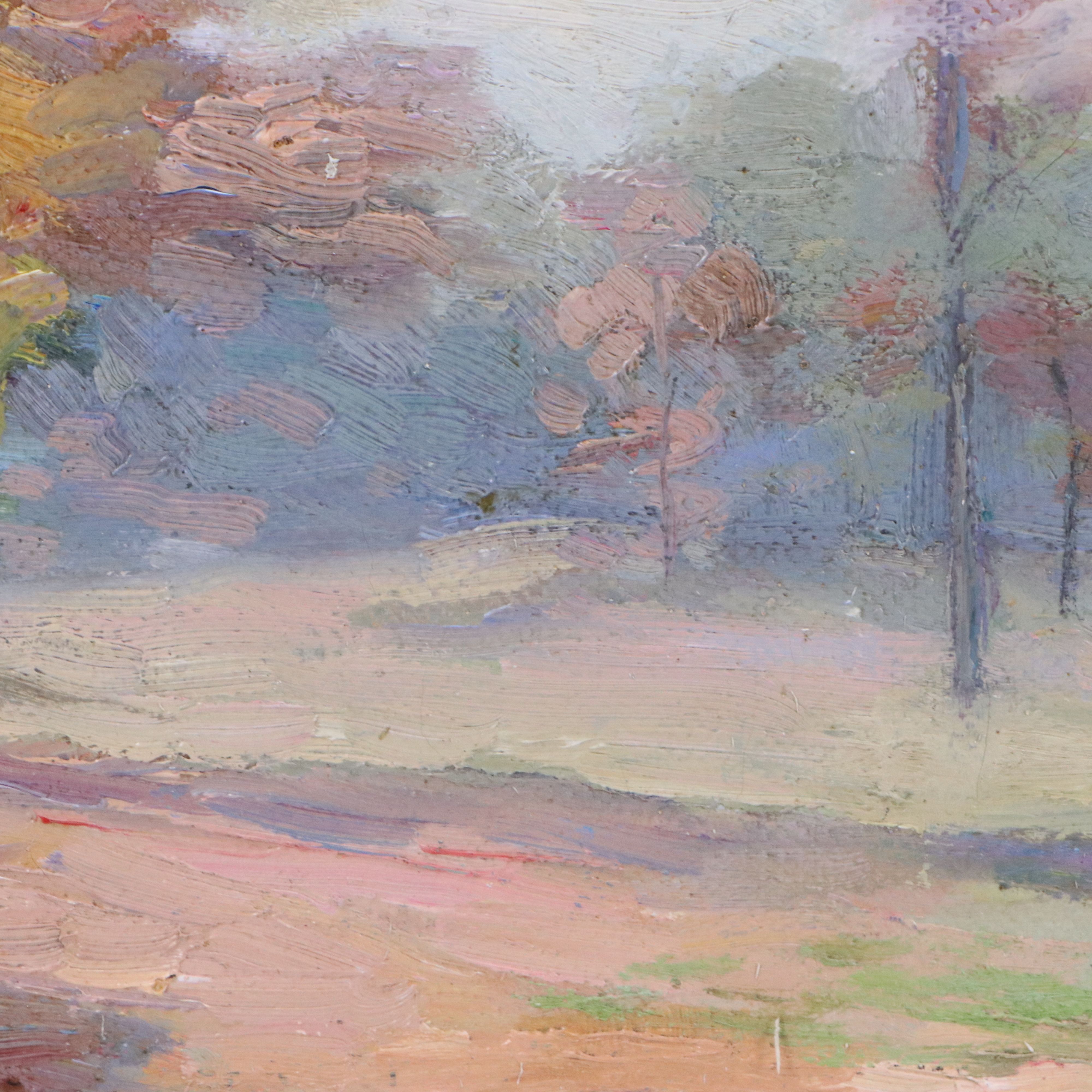 Josephine Ormond Calder Autumn Landscape Oil Painting