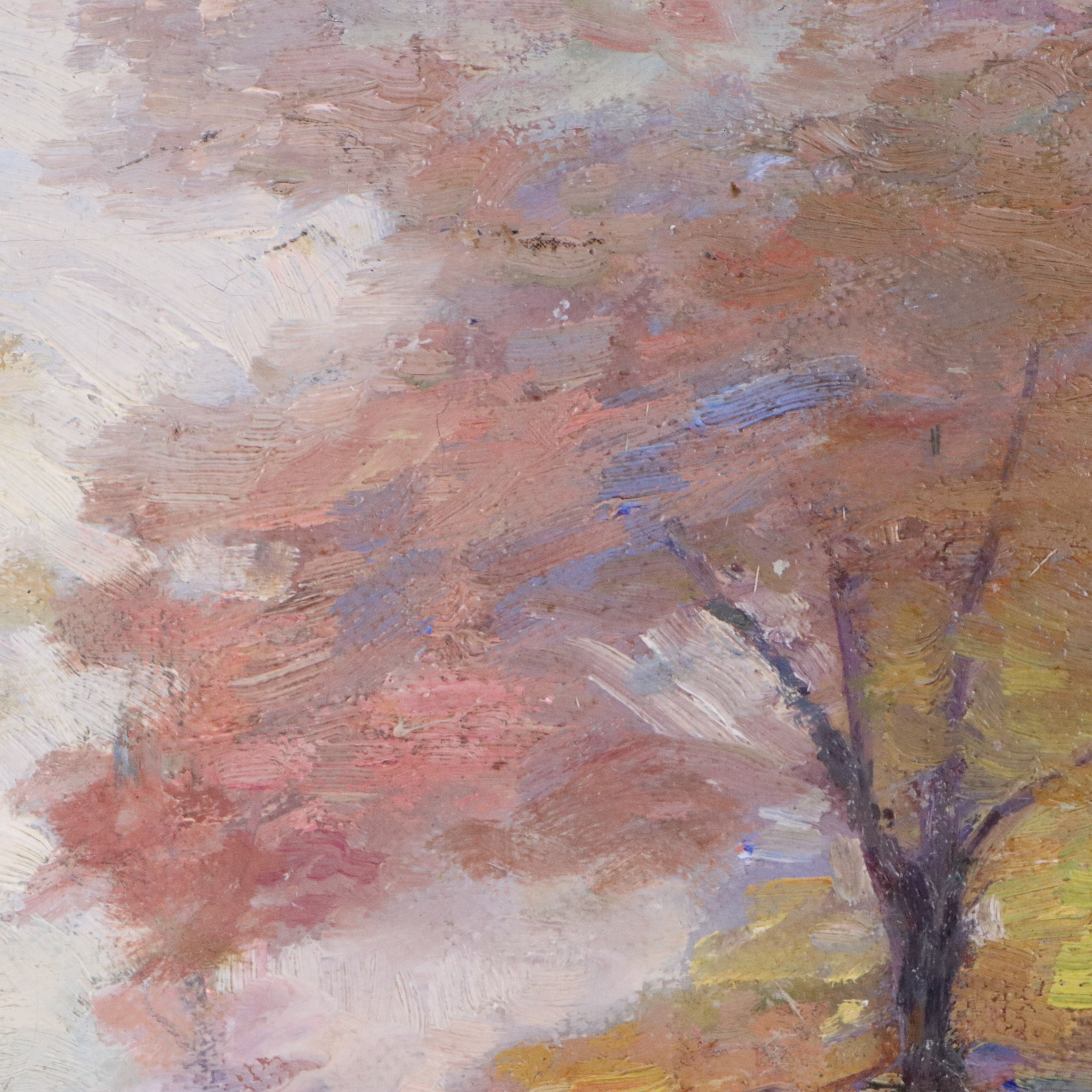Josephine Ormond Calder Autumn Landscape Oil Painting