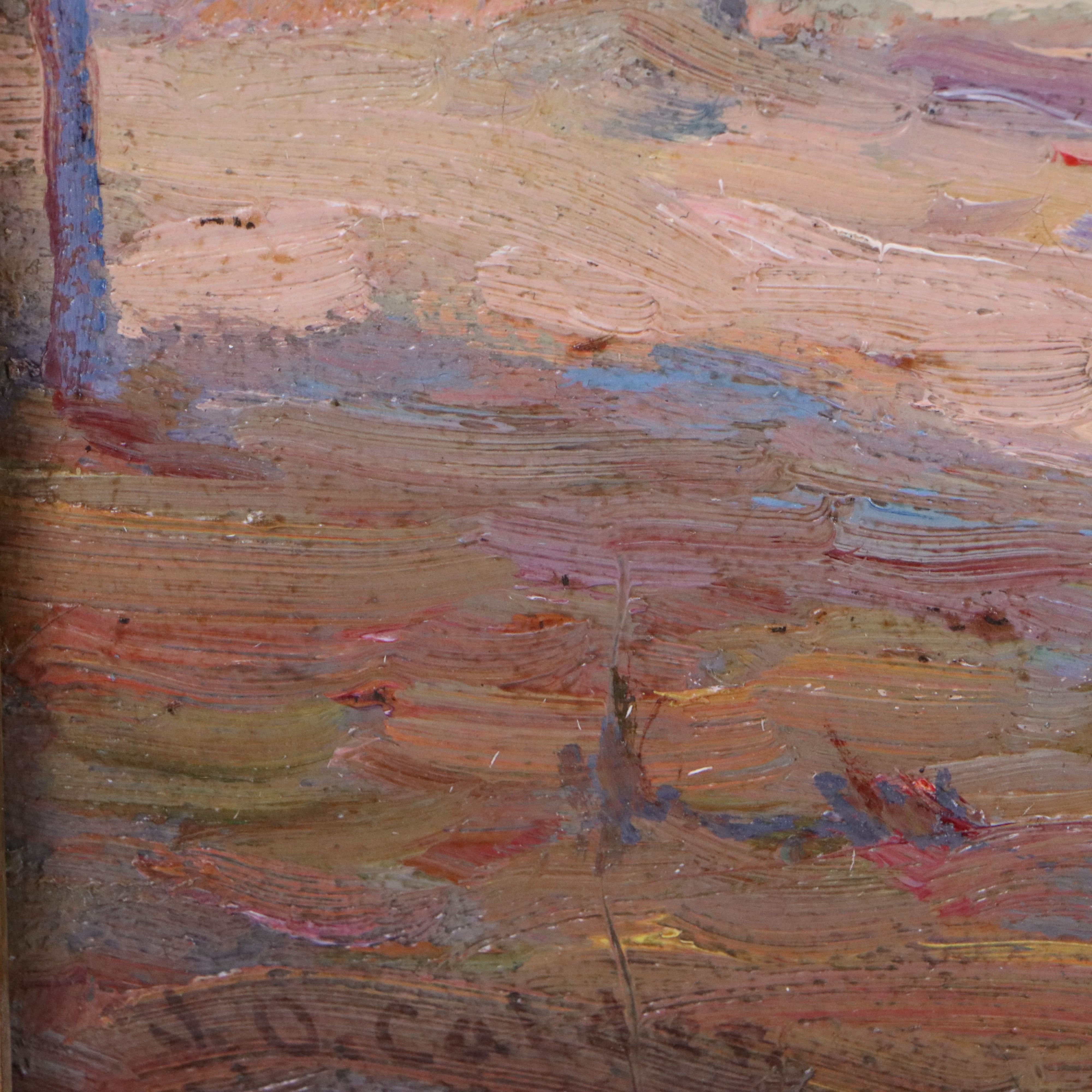 Josephine Ormond Calder Autumn Landscape Oil Painting