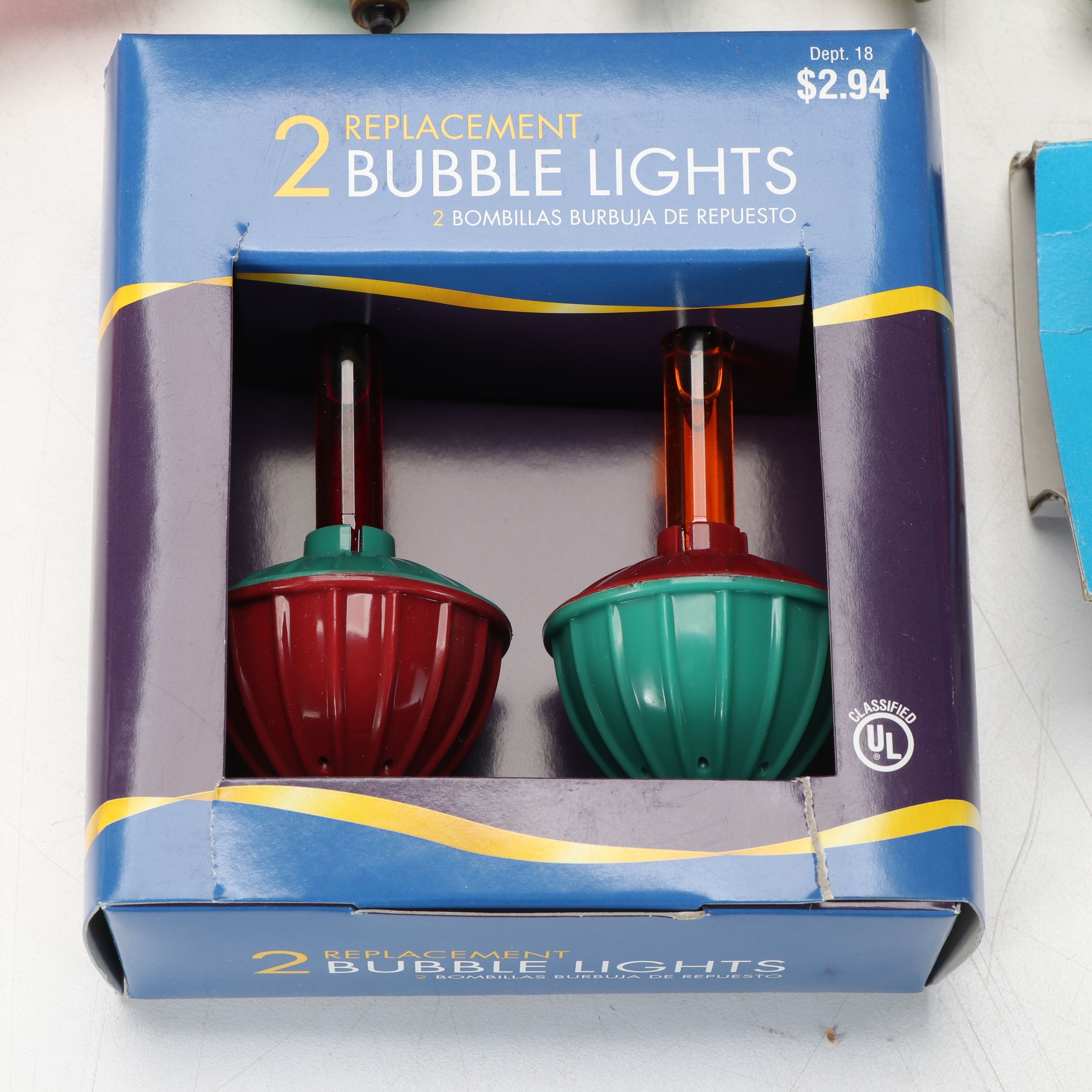 Noma and Other "Bubble-Lites" with G.E. "Merry Bright" Christmas Lights