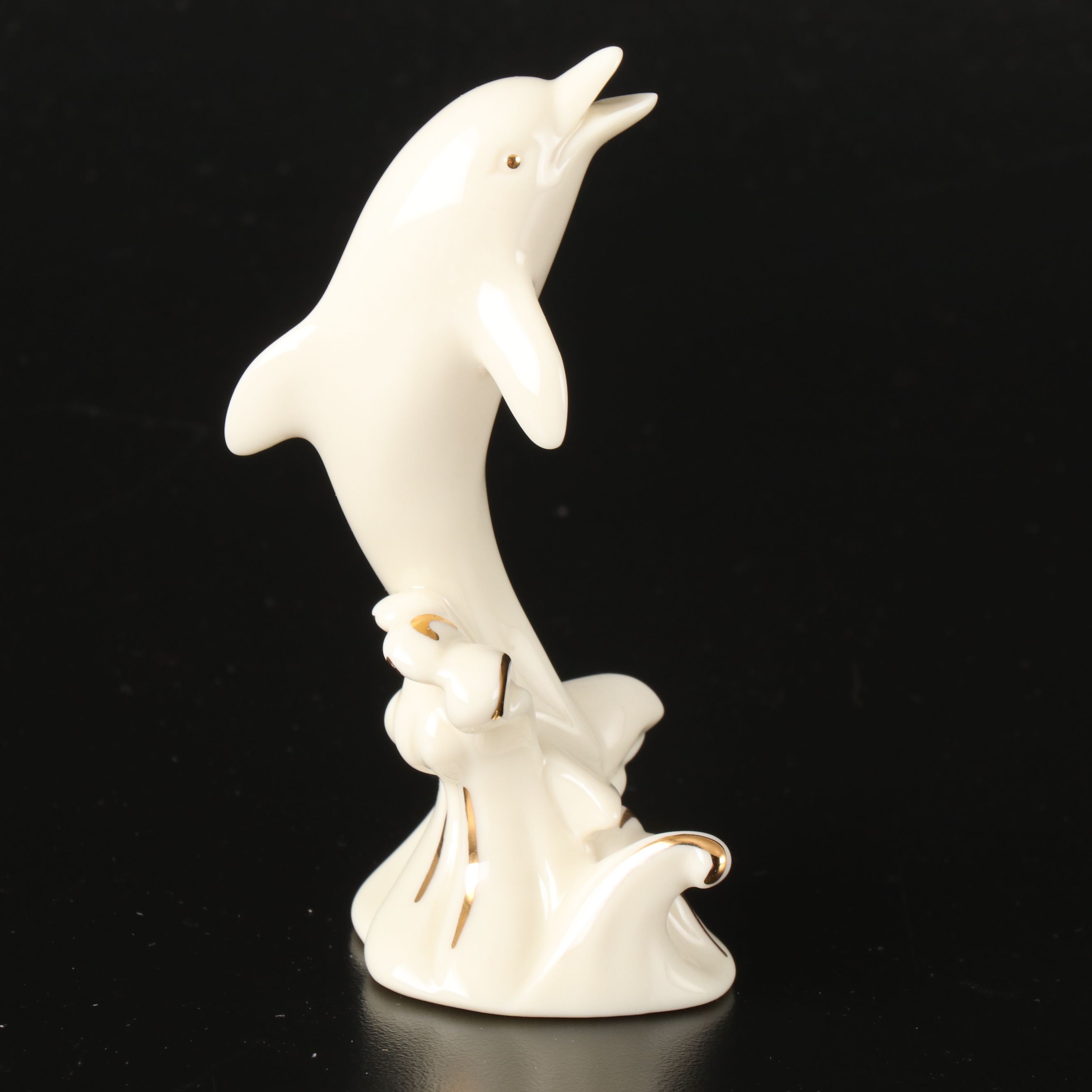 Lenox Swan, Dolphin and Elephant Bone China Figurines