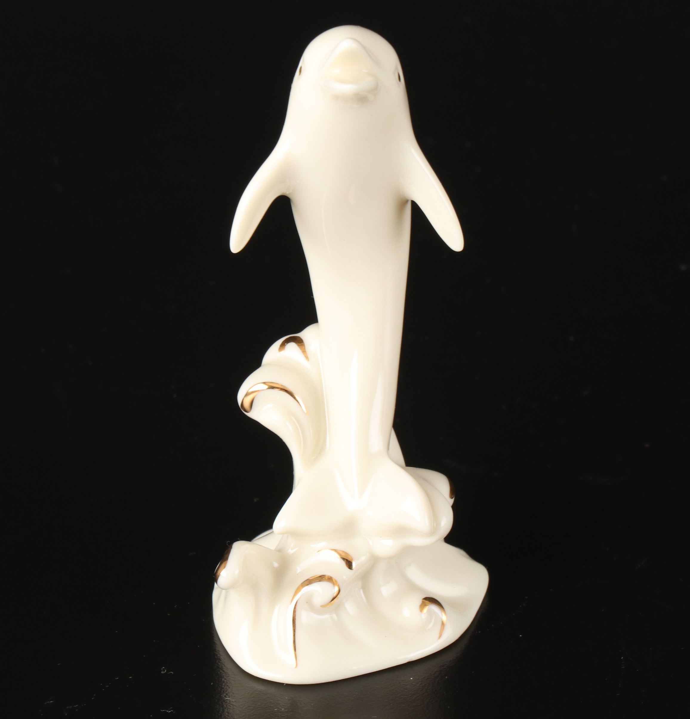 Lenox Swan, Dolphin and Elephant Bone China Figurines