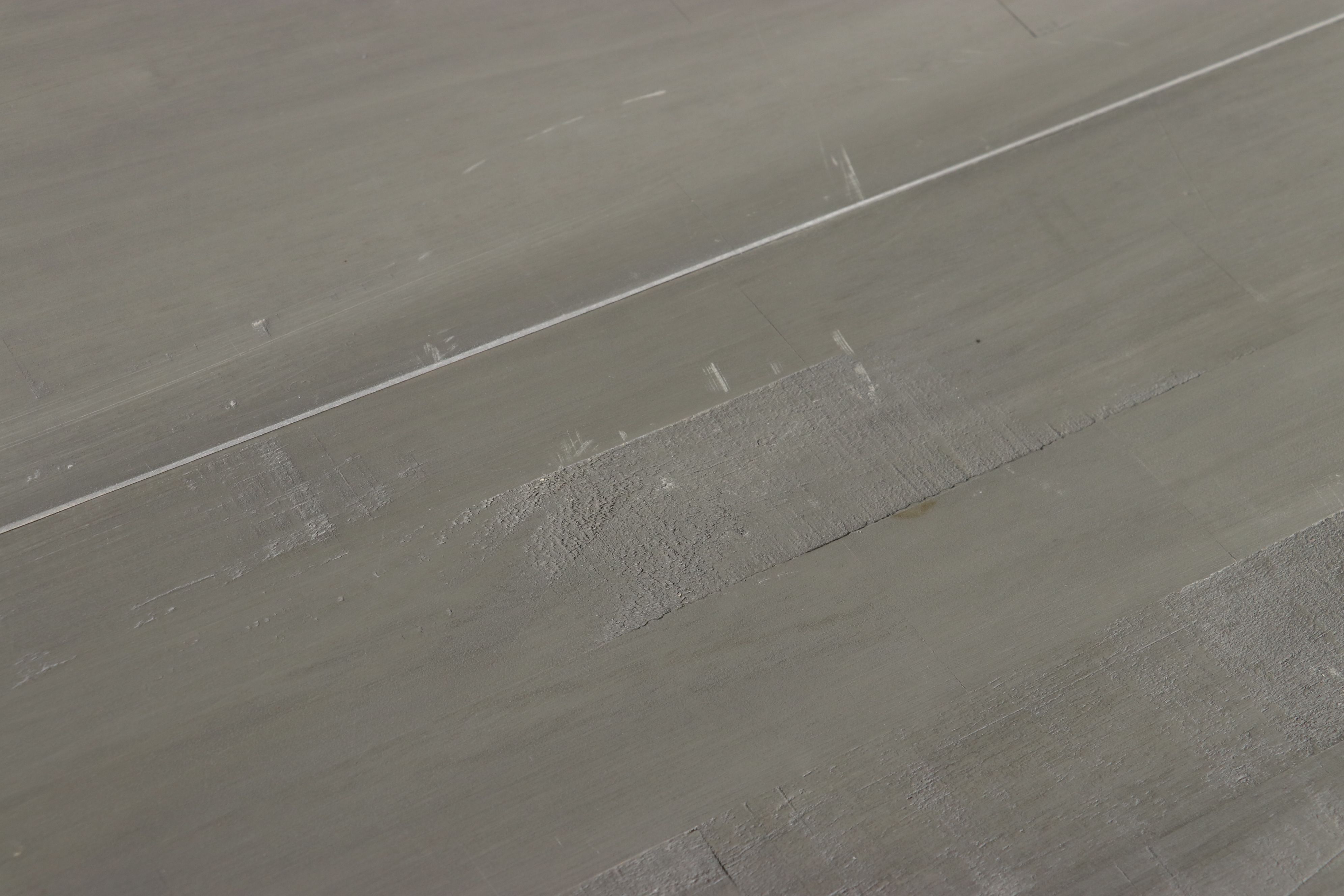 Contemporary Industrial Grey Wash Dining Table