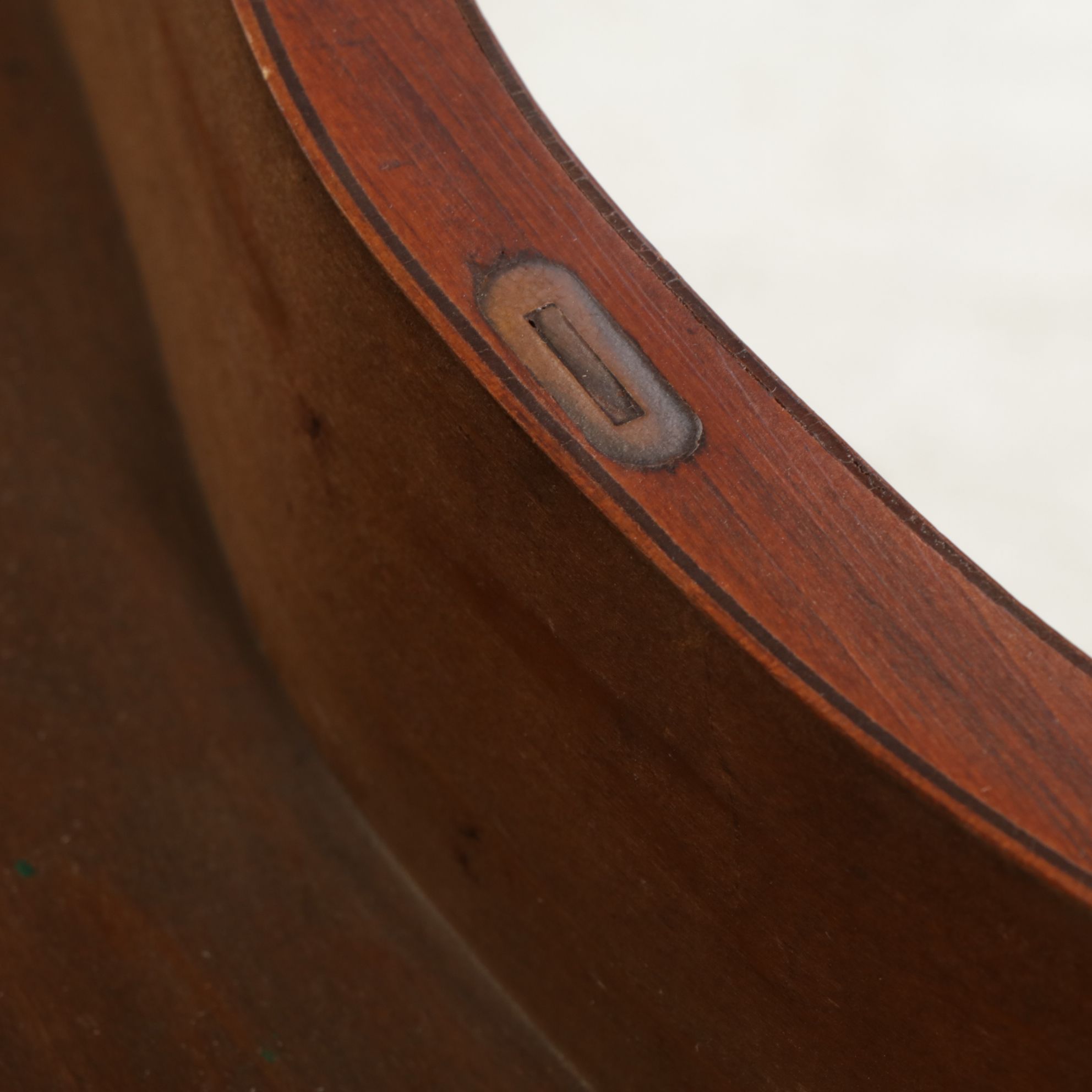 Federal Style Mahogany Serpentine Front Secretary Desk