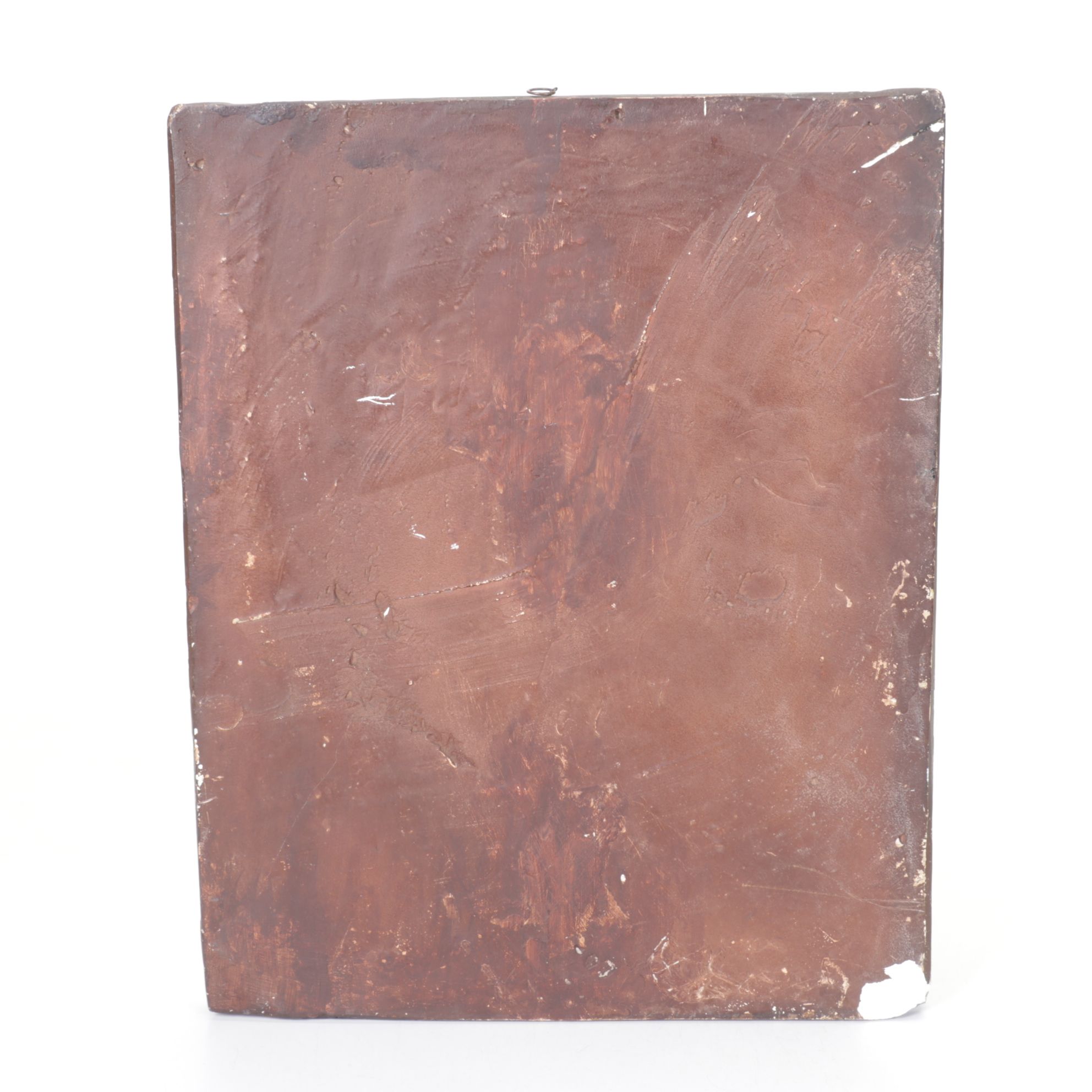 1939 Early Times Distillery Replica Chalkware Plaque & Leather Wrapped Decanter