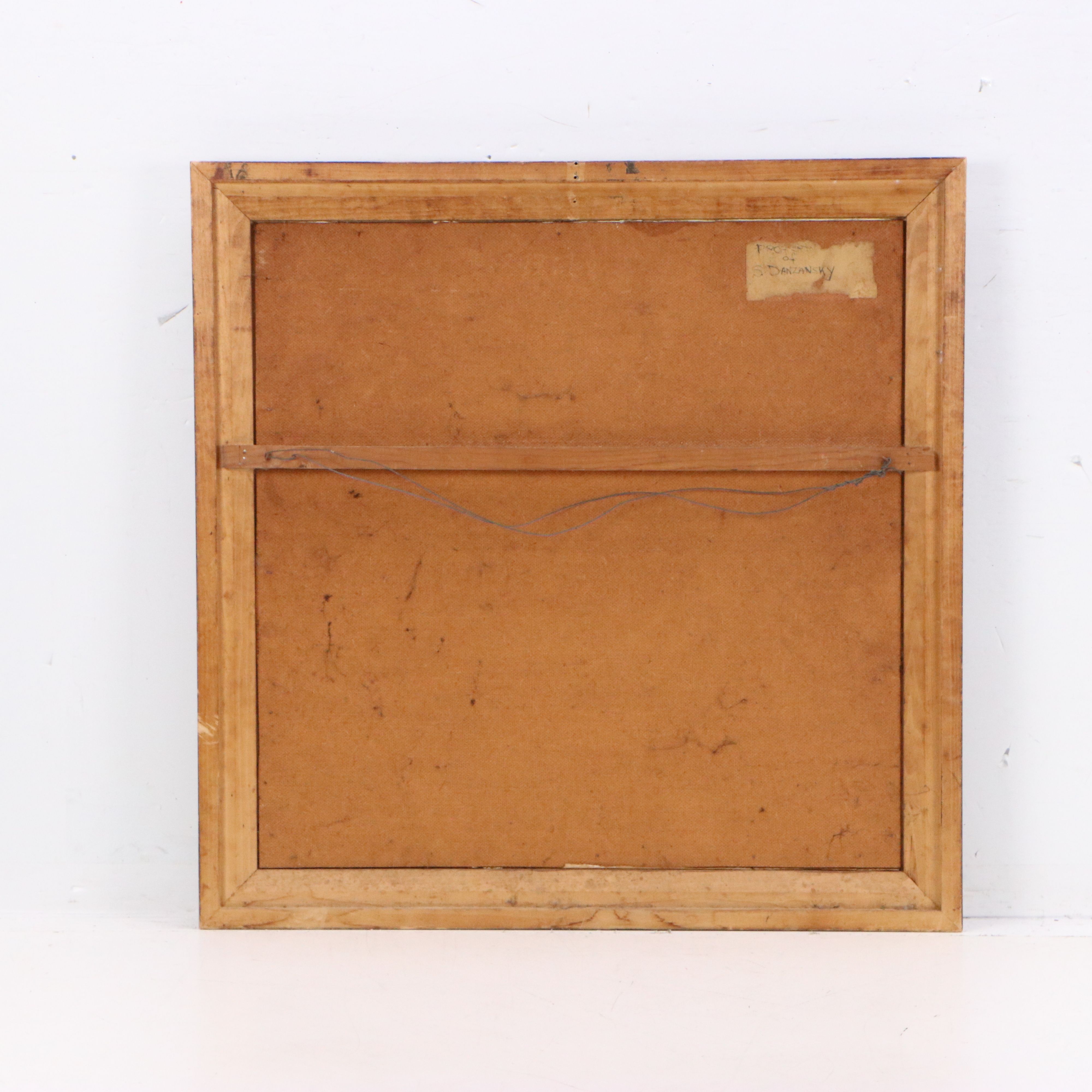 Gerald Koukal Gouache Painting of Boy on Beach, 20th Century