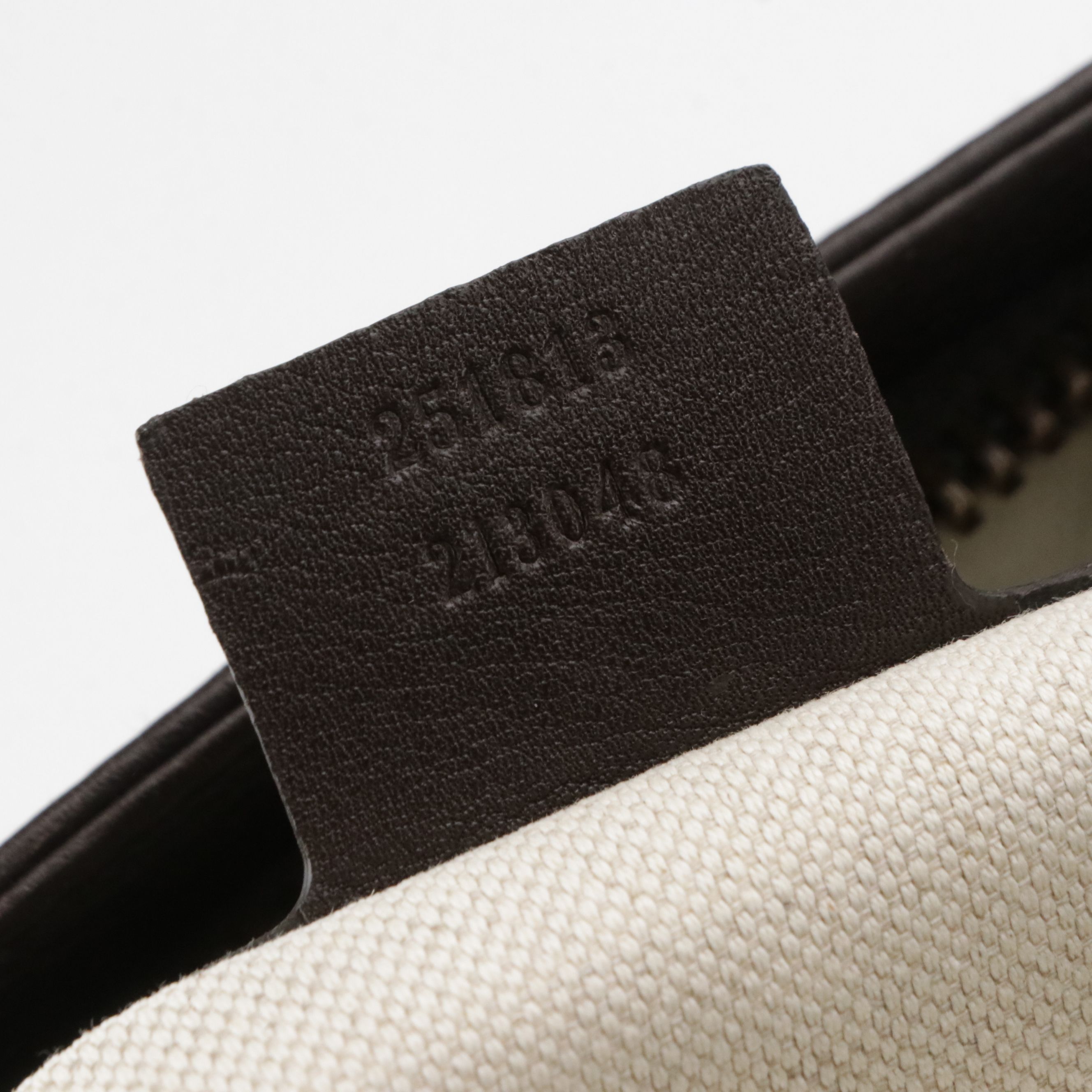 Gucci 1973 Large Zippered Handbag in Brown Calfskin Leather and Diamante Canvas