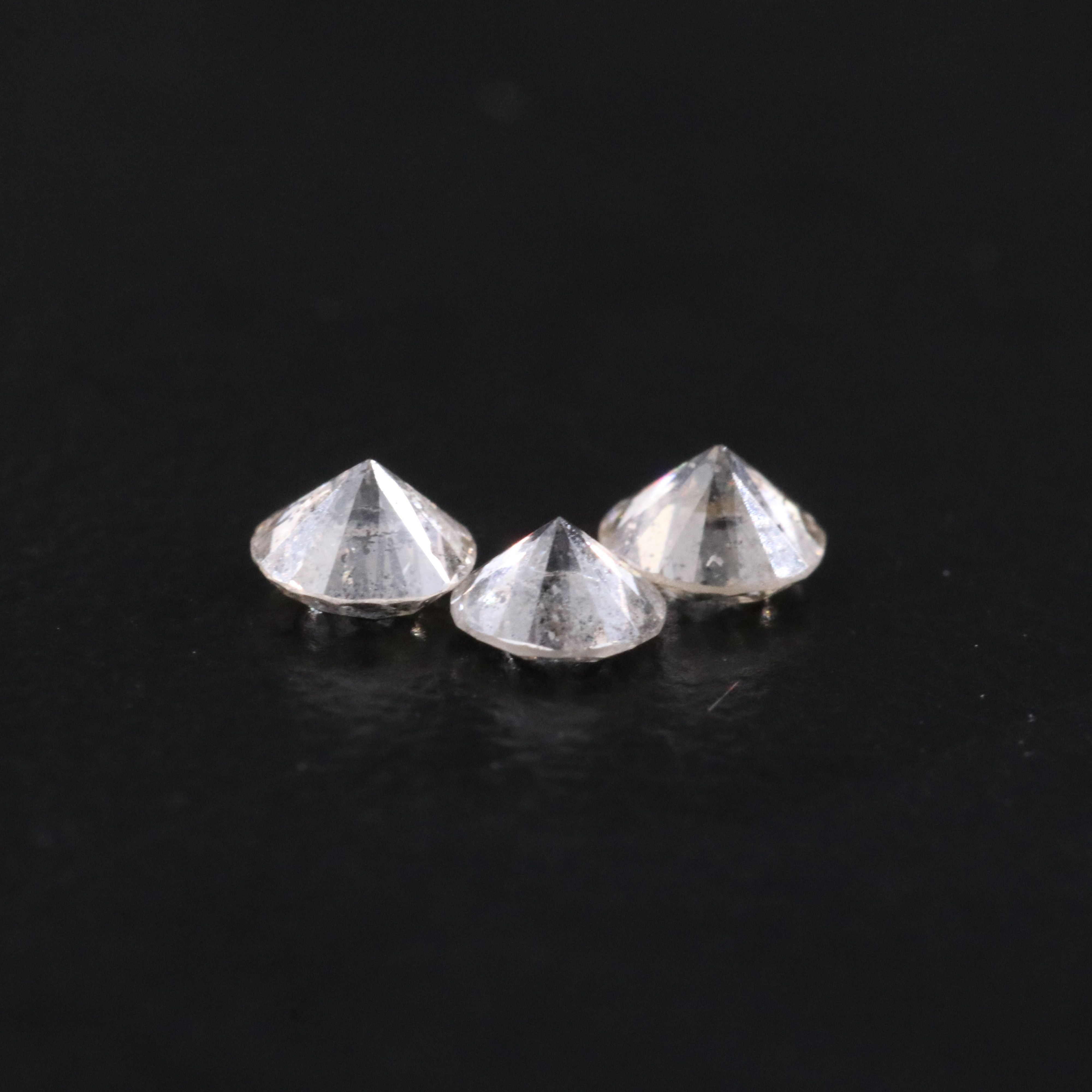 Loose 1.06 CTW Light Brown Diamond Lot