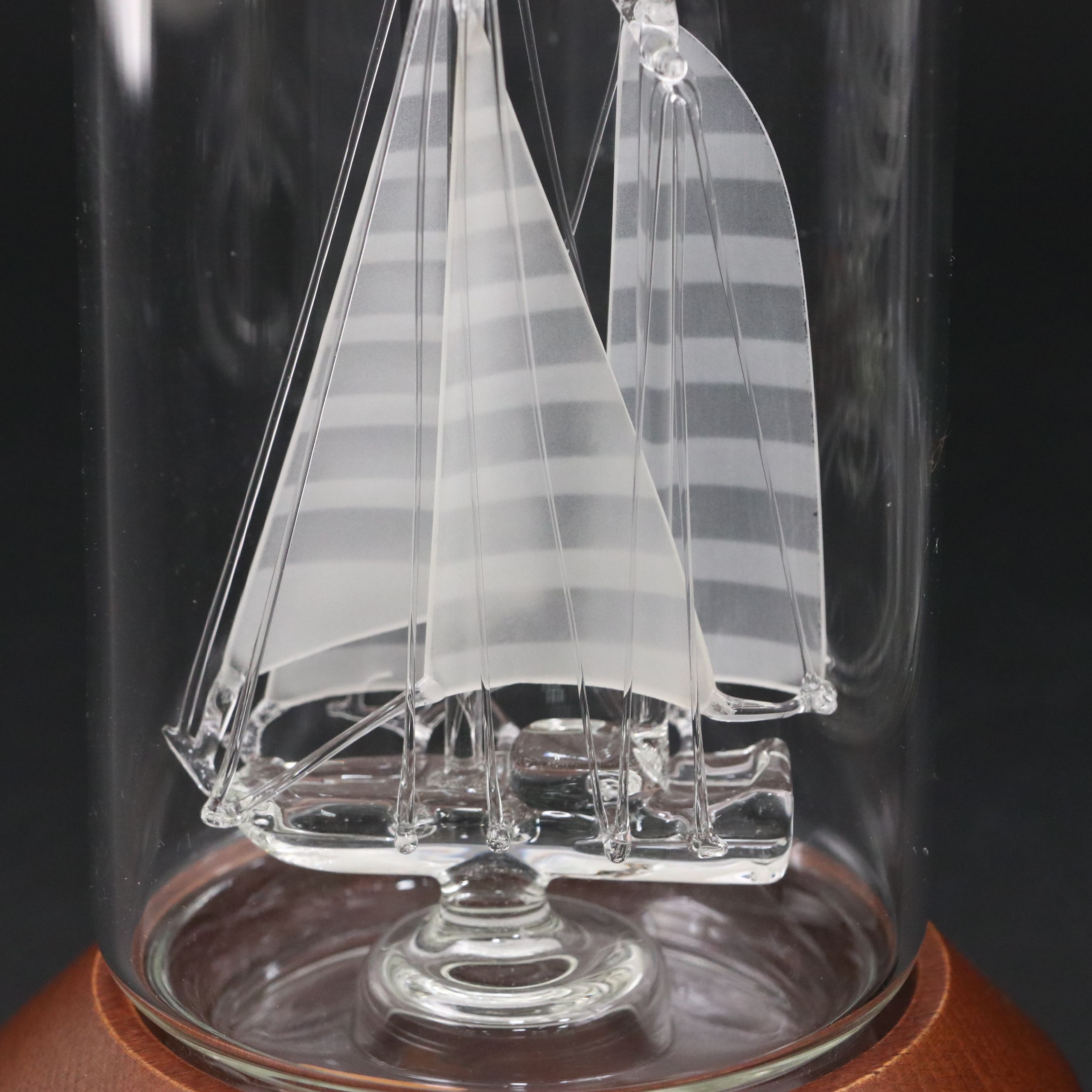 Lichfield Glass "Stars & Stripes" and Other Nautical Glass Decanters