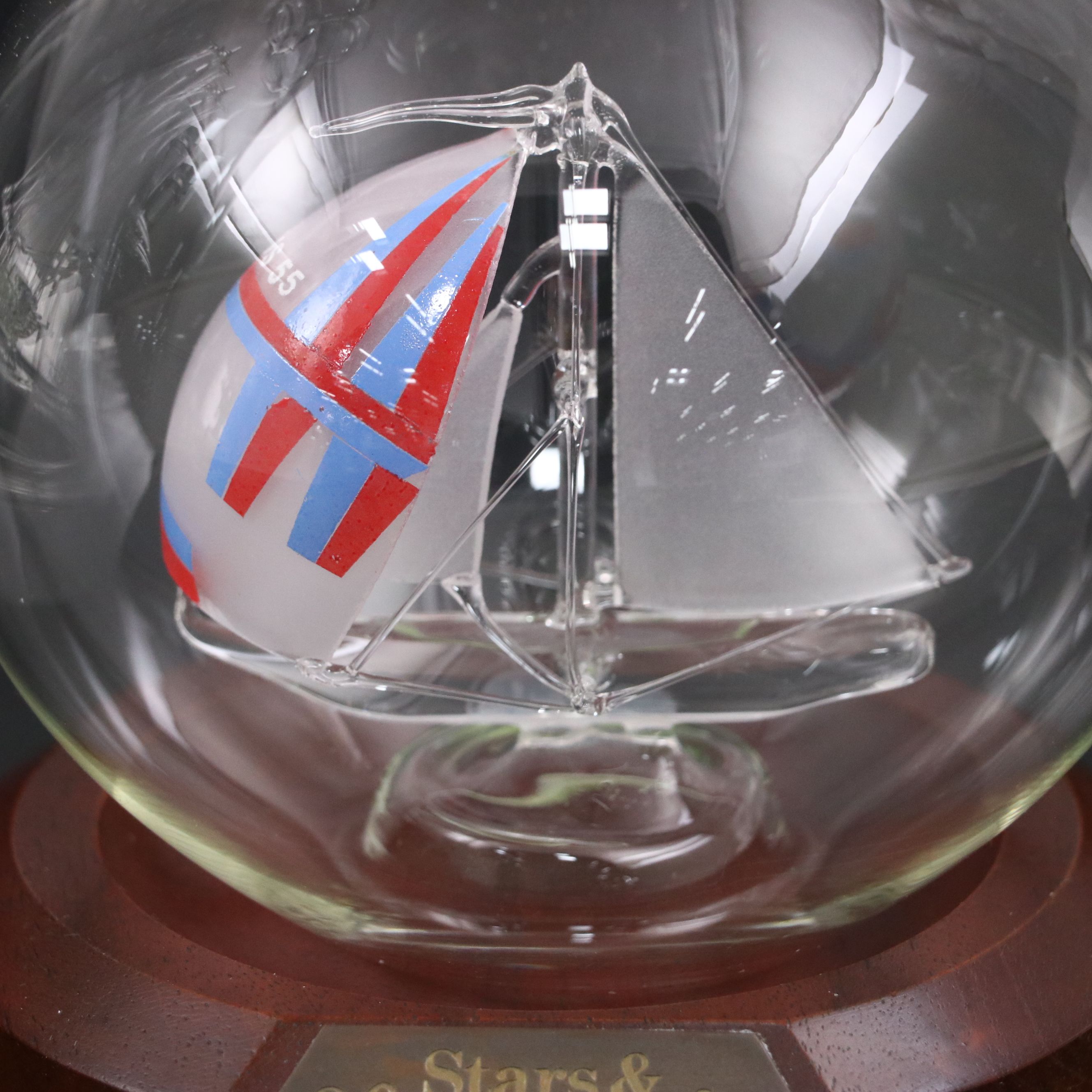 Lichfield Glass "Stars & Stripes" and Other Nautical Glass Decanters