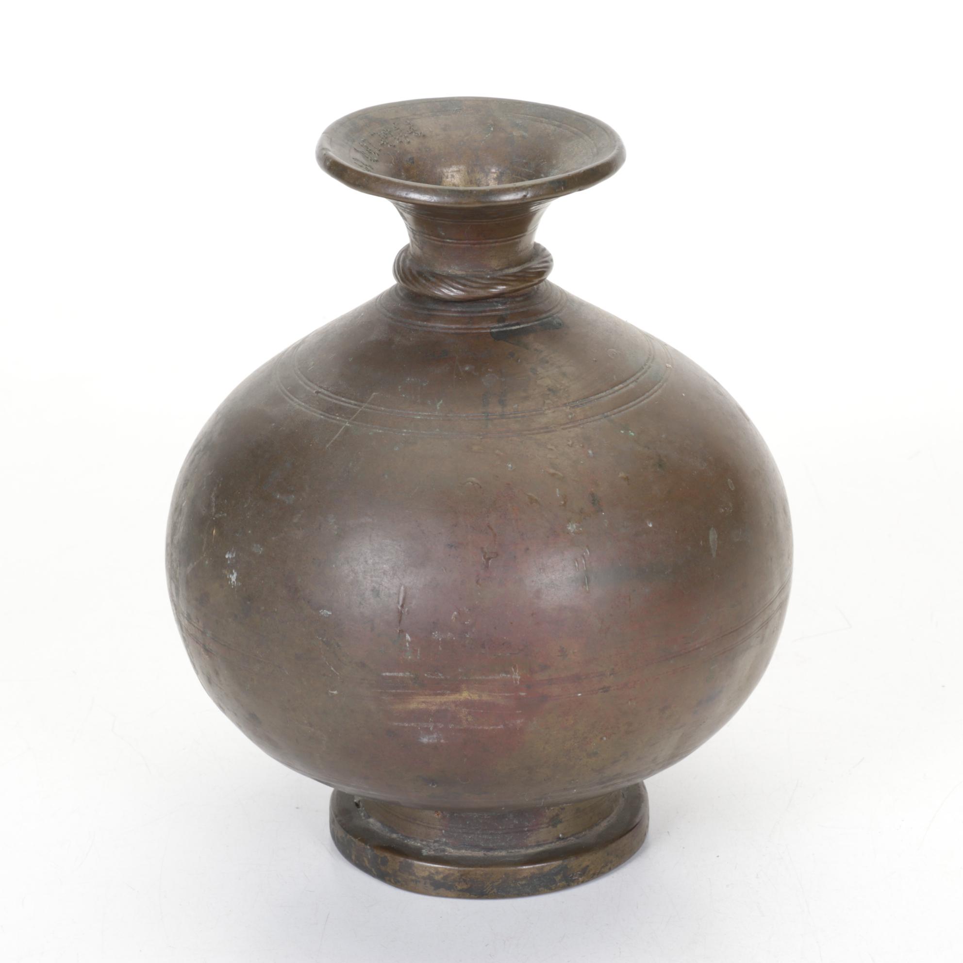 Painted Brass Vessels & Jugs