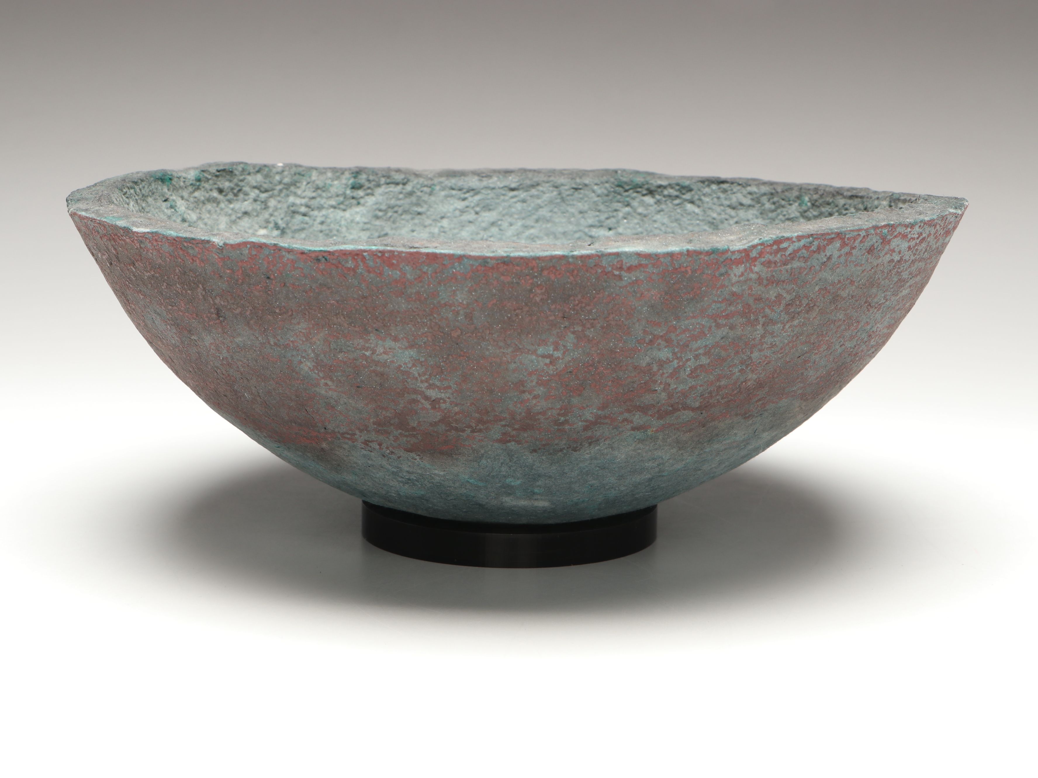 Artist Signed Papier-Mâché Decorative Bowl