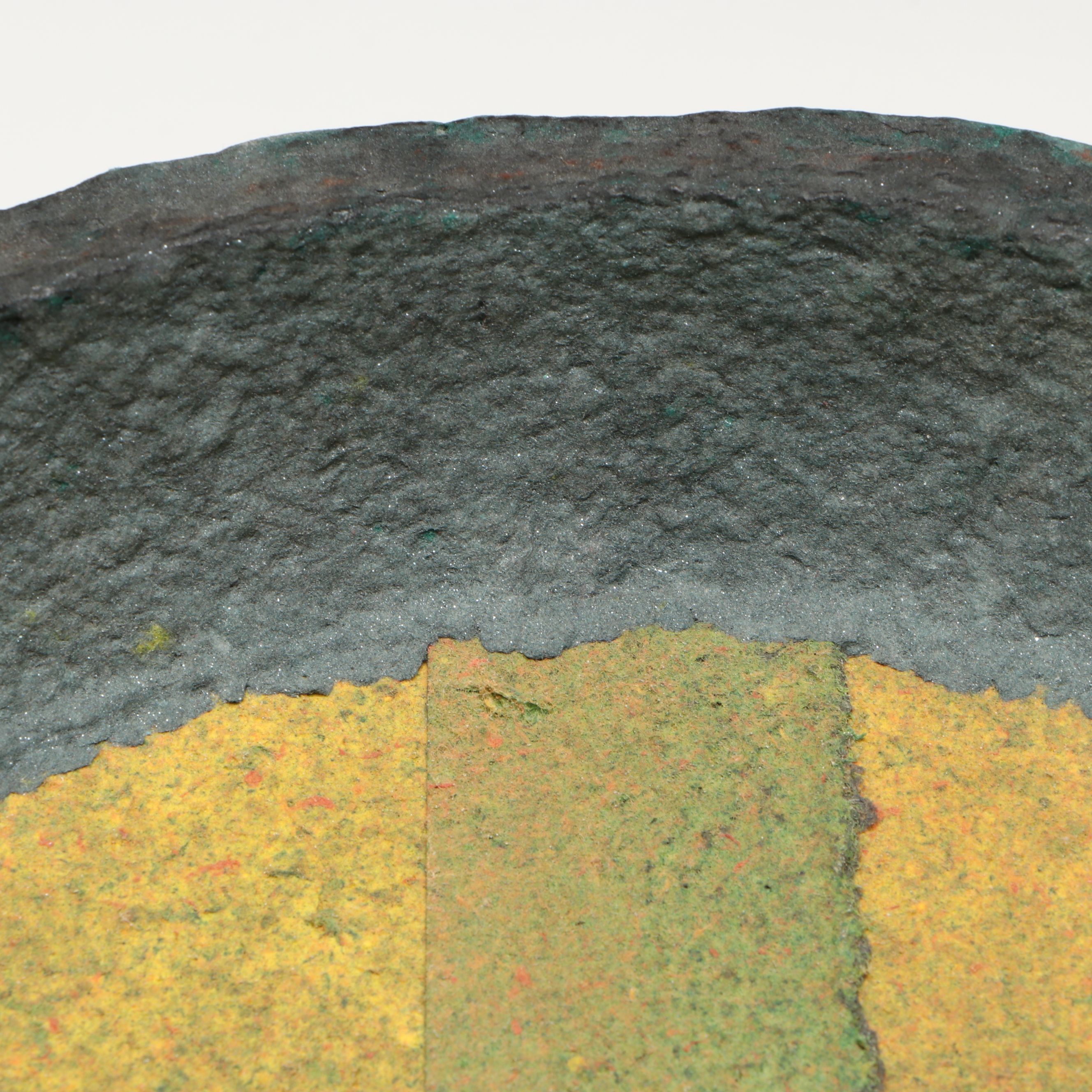 Artist Signed Papier-Mâché Decorative Bowl