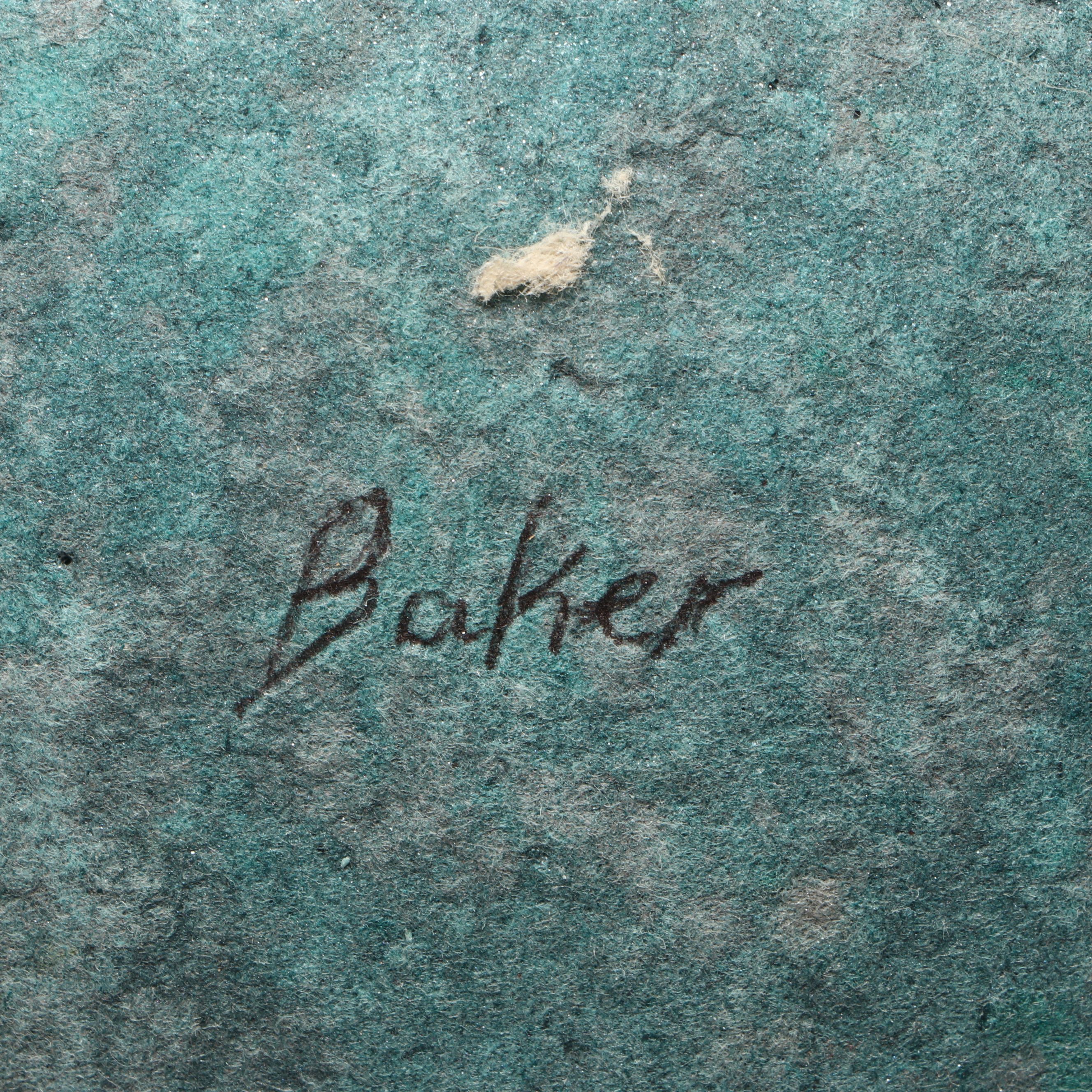 Artist Signed Papier-Mâché Decorative Bowl