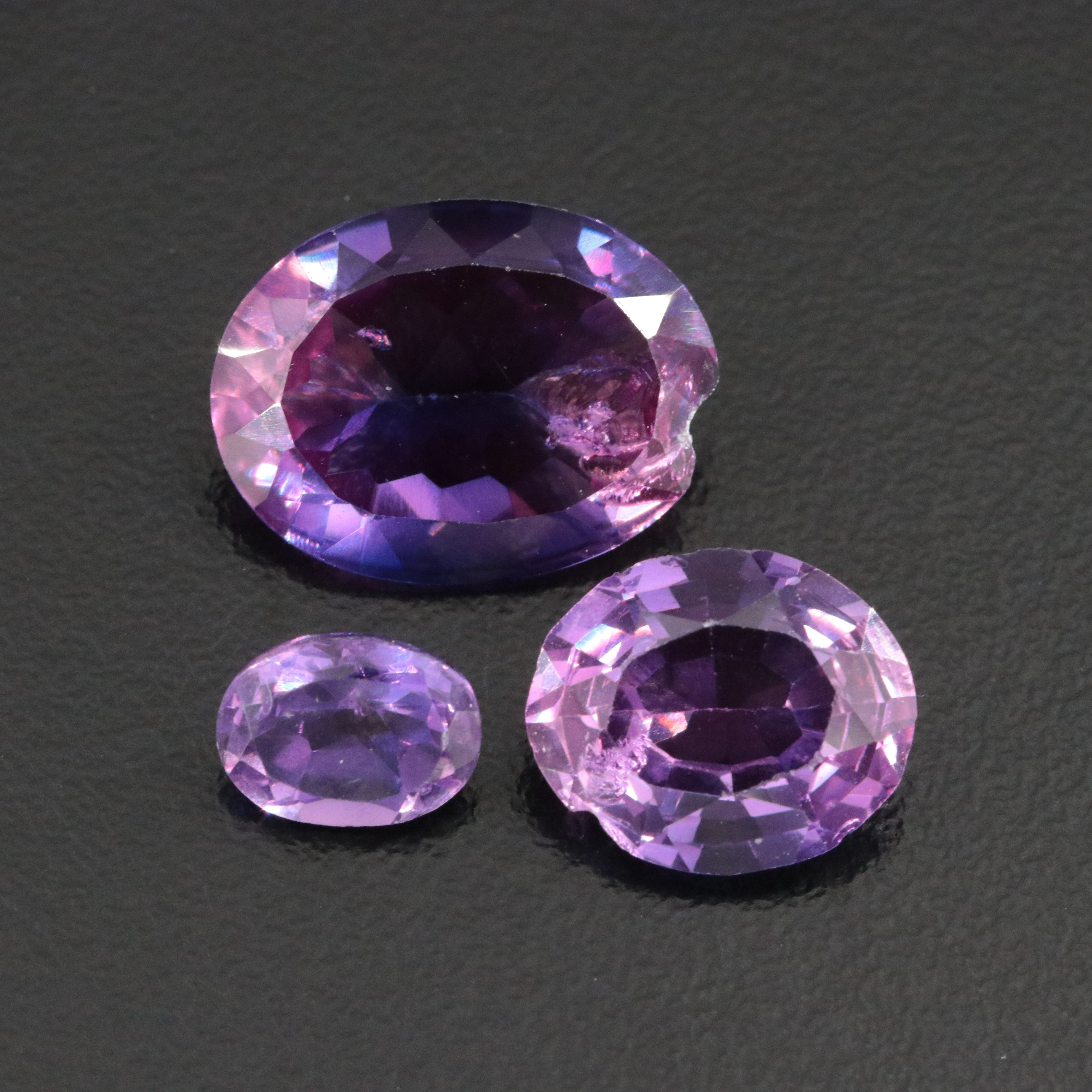 Loose 16.66 CTW Lab Grown Sapphires