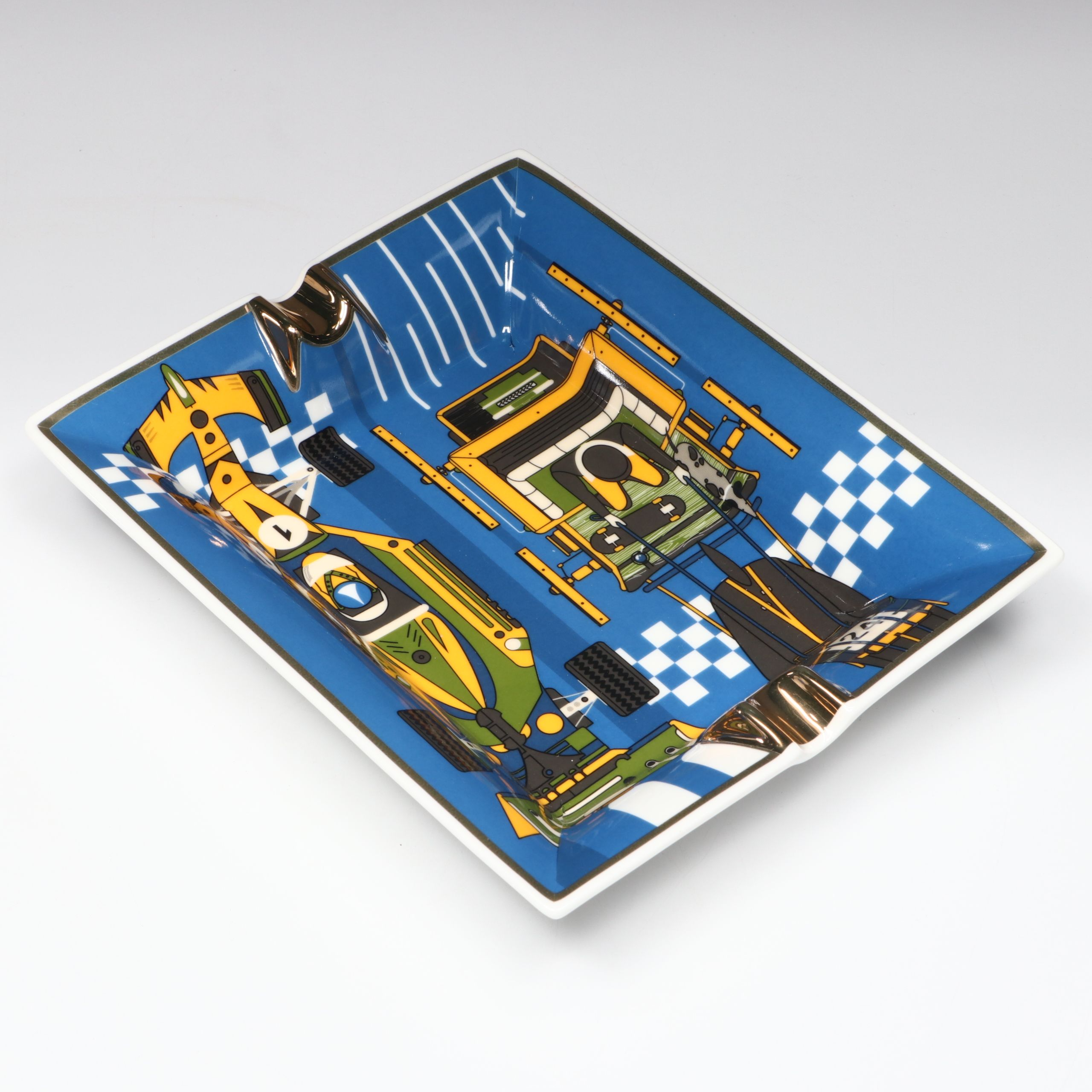 Hermès "First and Chic" Porcelain Ashtray