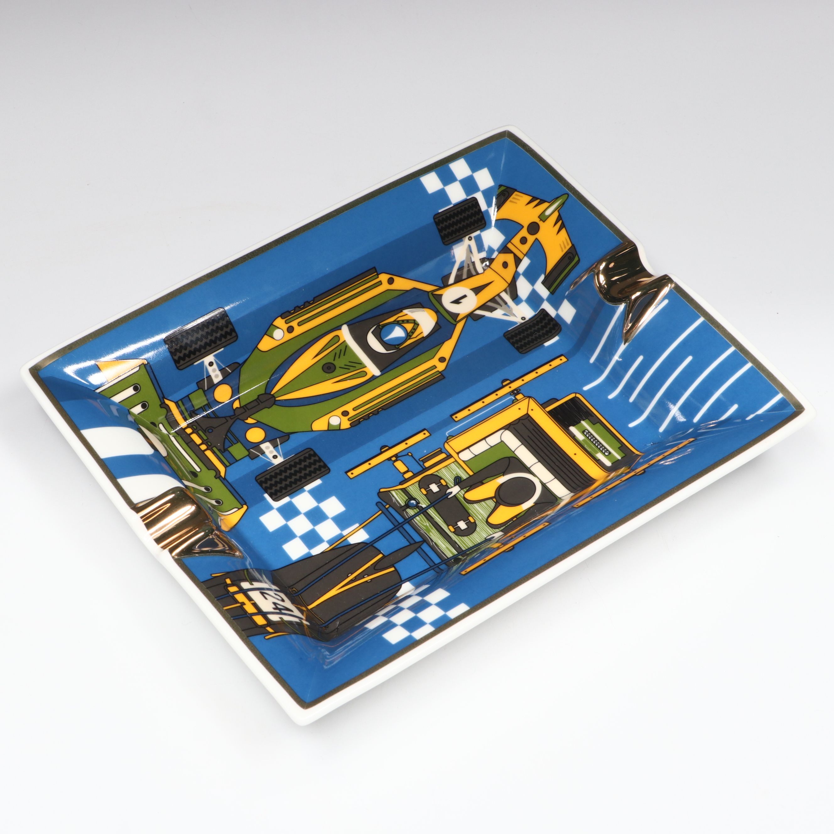 Hermès "First and Chic" Porcelain Ashtray