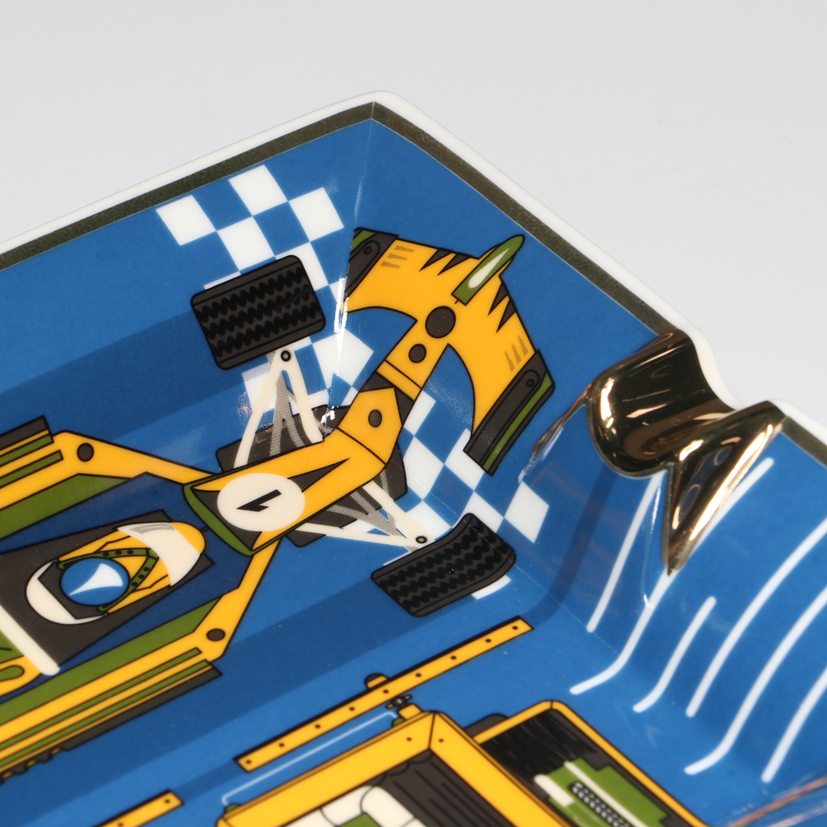 Hermès "First and Chic" Porcelain Ashtray