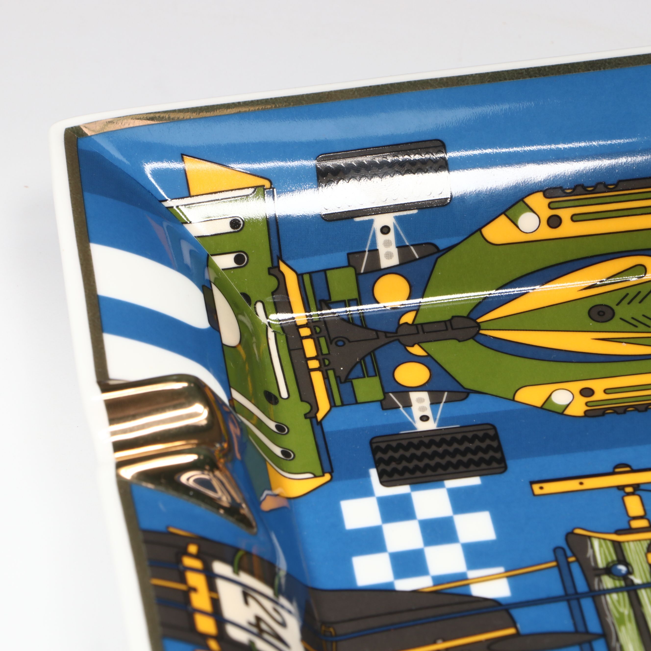 Hermès "First and Chic" Porcelain Ashtray