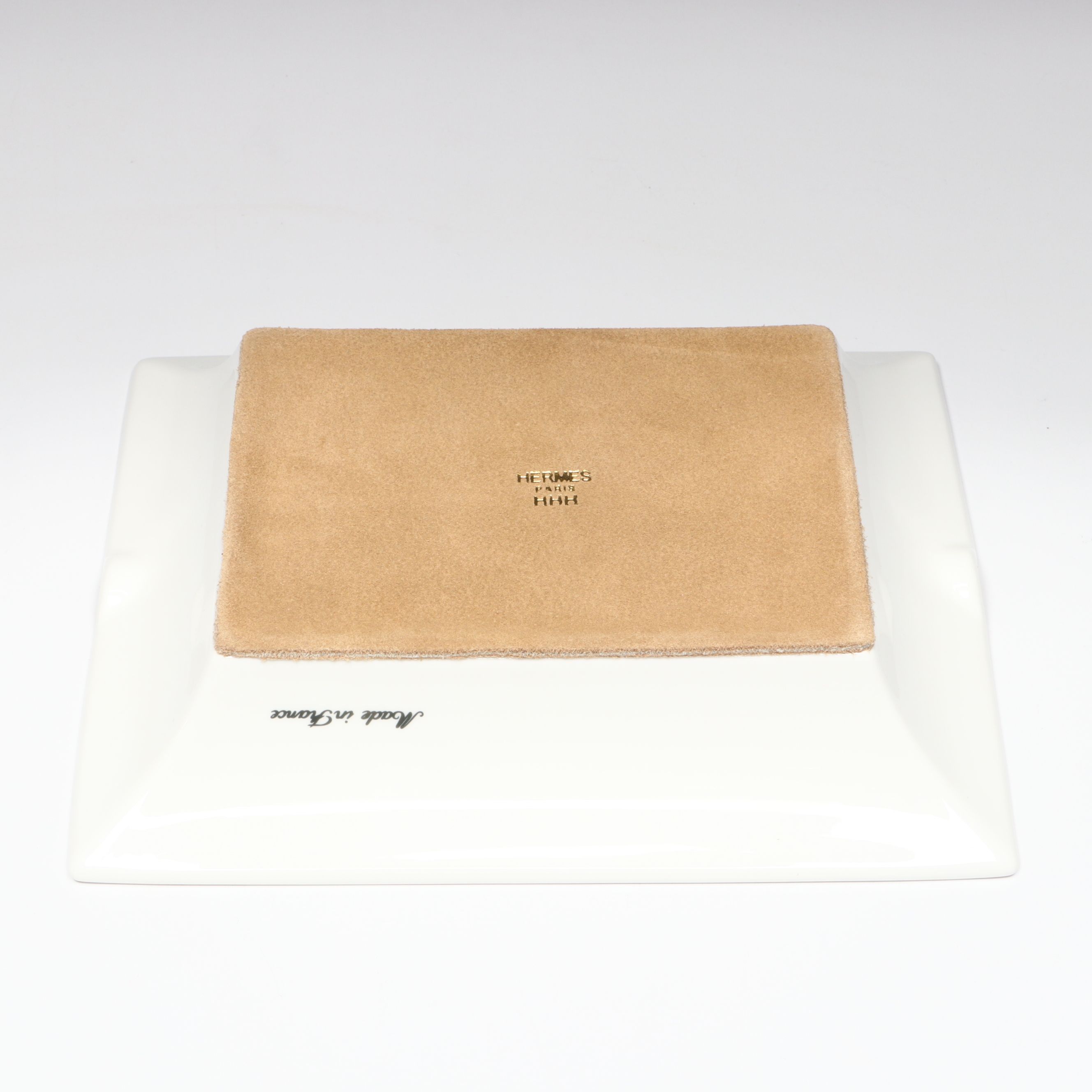 Hermès "First and Chic" Porcelain Ashtray