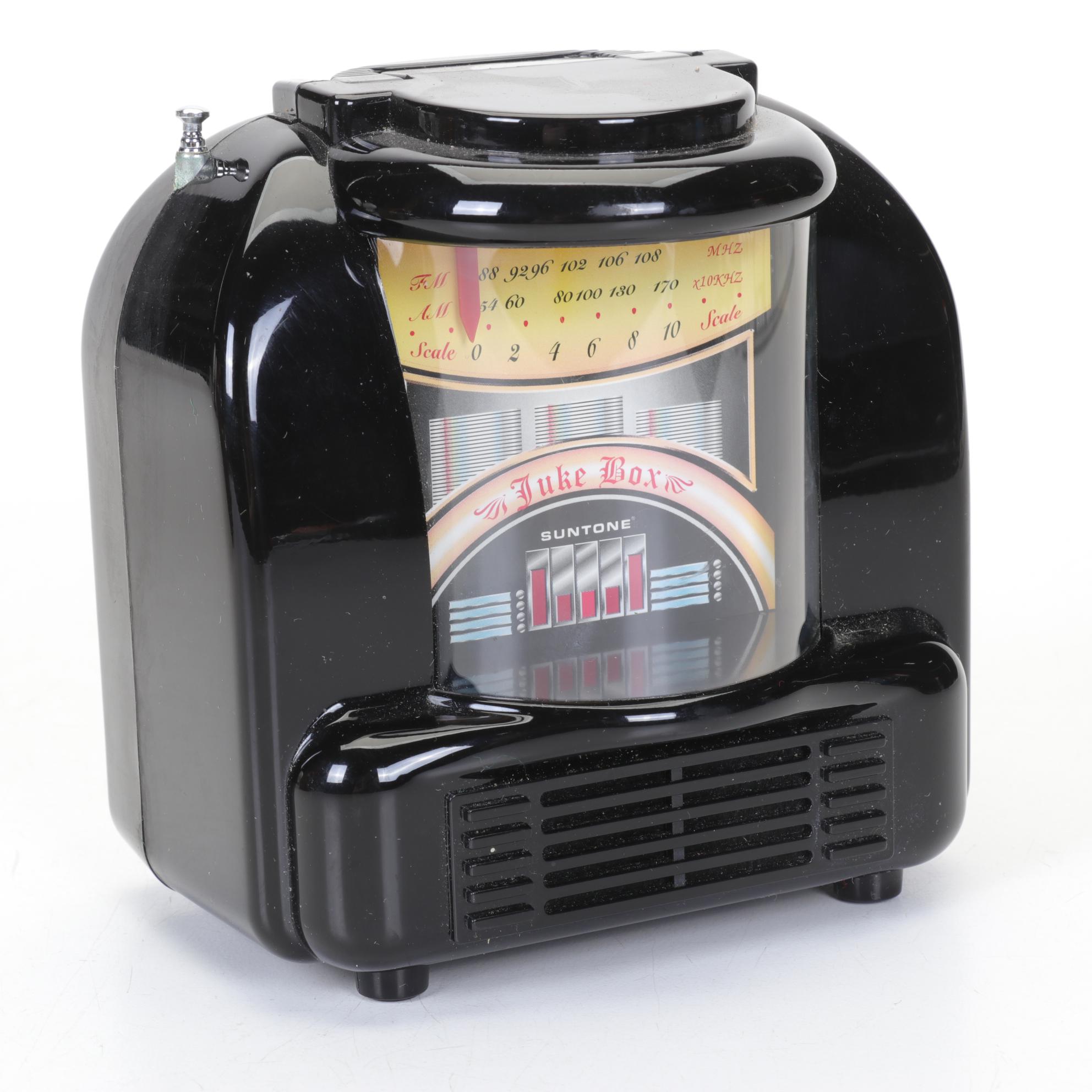 Suntone, Jerdon, and Windsor Miniature Jukebox Radios