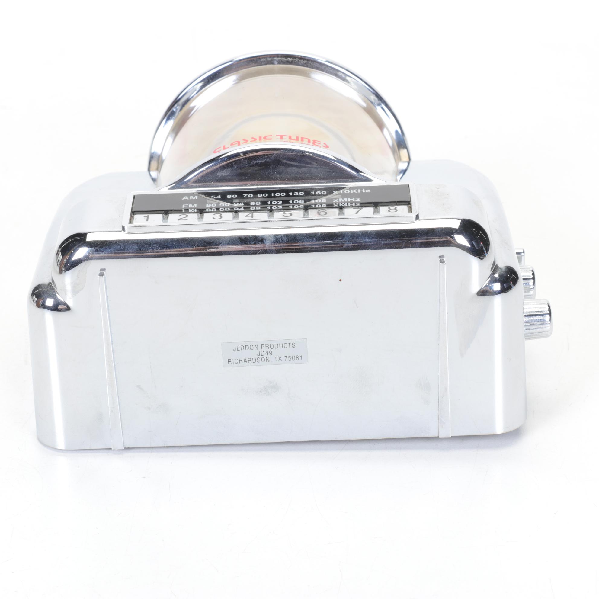 Suntone, Jerdon, and Windsor Miniature Jukebox Radios