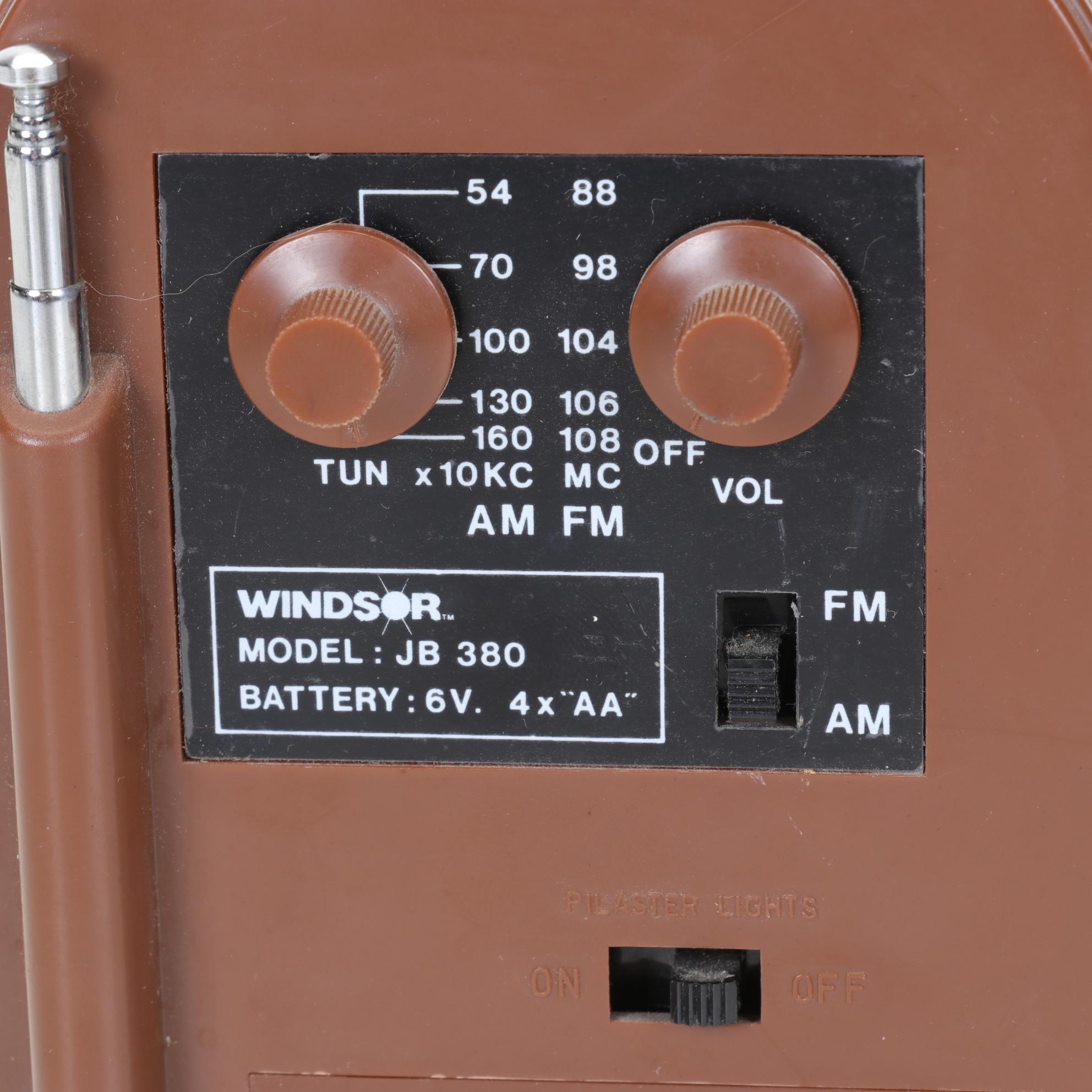 Suntone, Jerdon, and Windsor Miniature Jukebox Radios