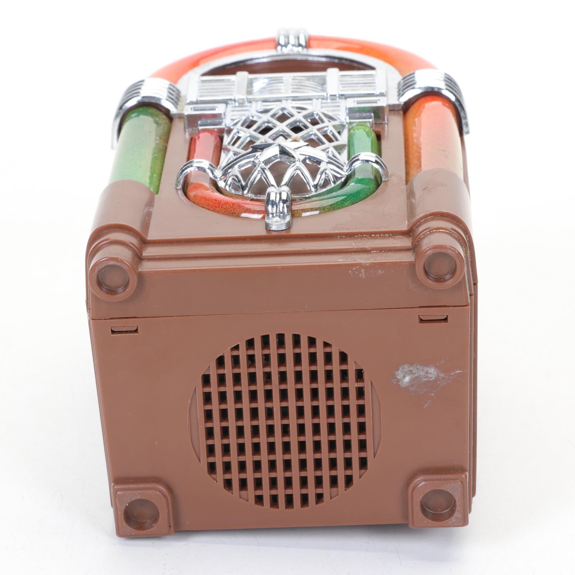Suntone, Jerdon, and Windsor Miniature Jukebox Radios