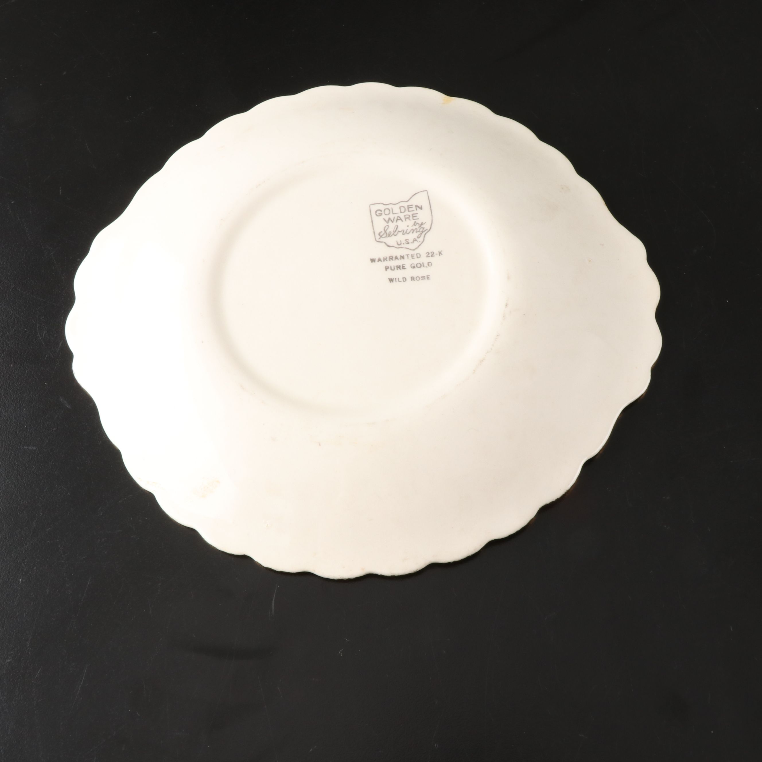 Sebring Pottery "Wild Rose" Ceramic Dinnerware