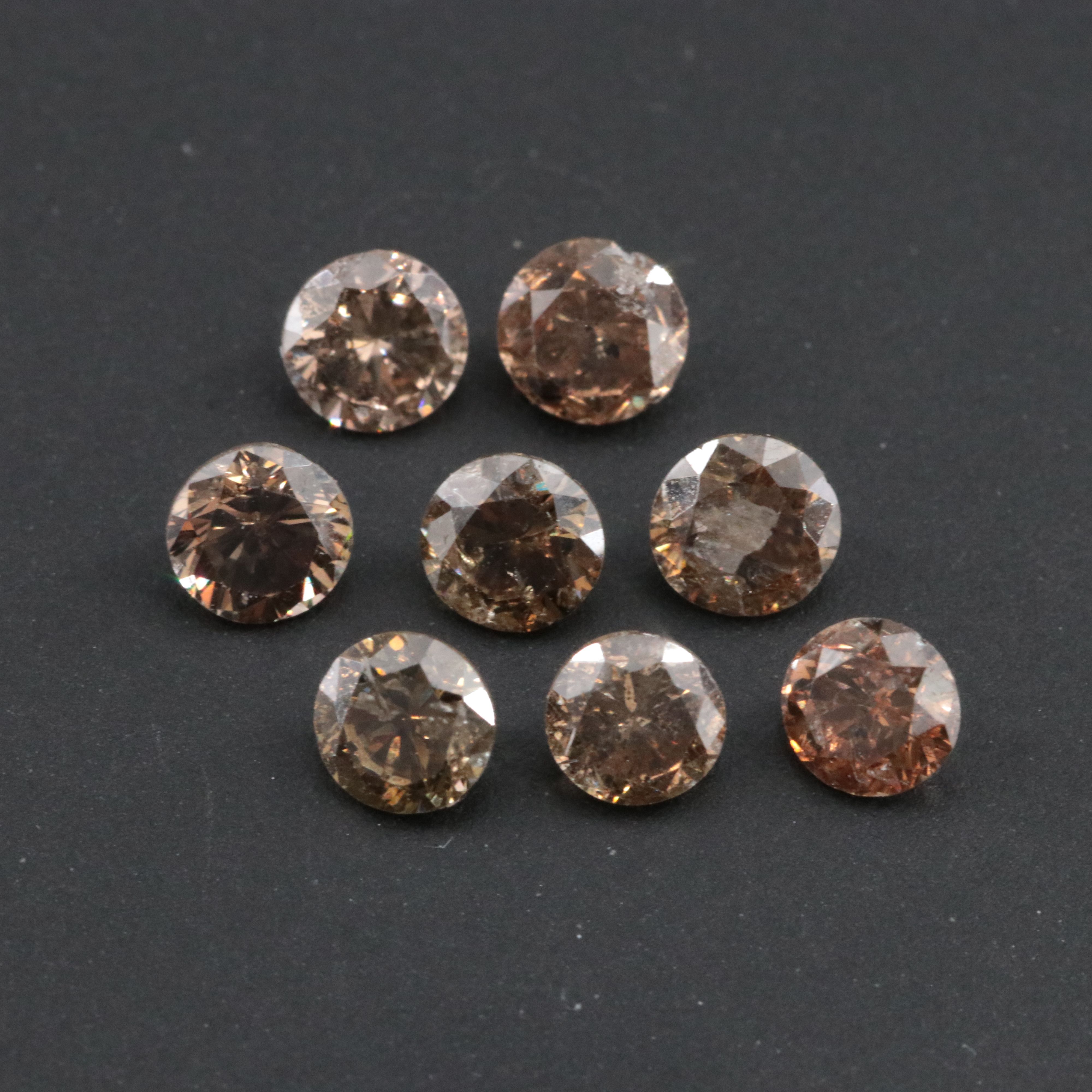 Loose 1.20 CTW Fancy Brown Diamonds