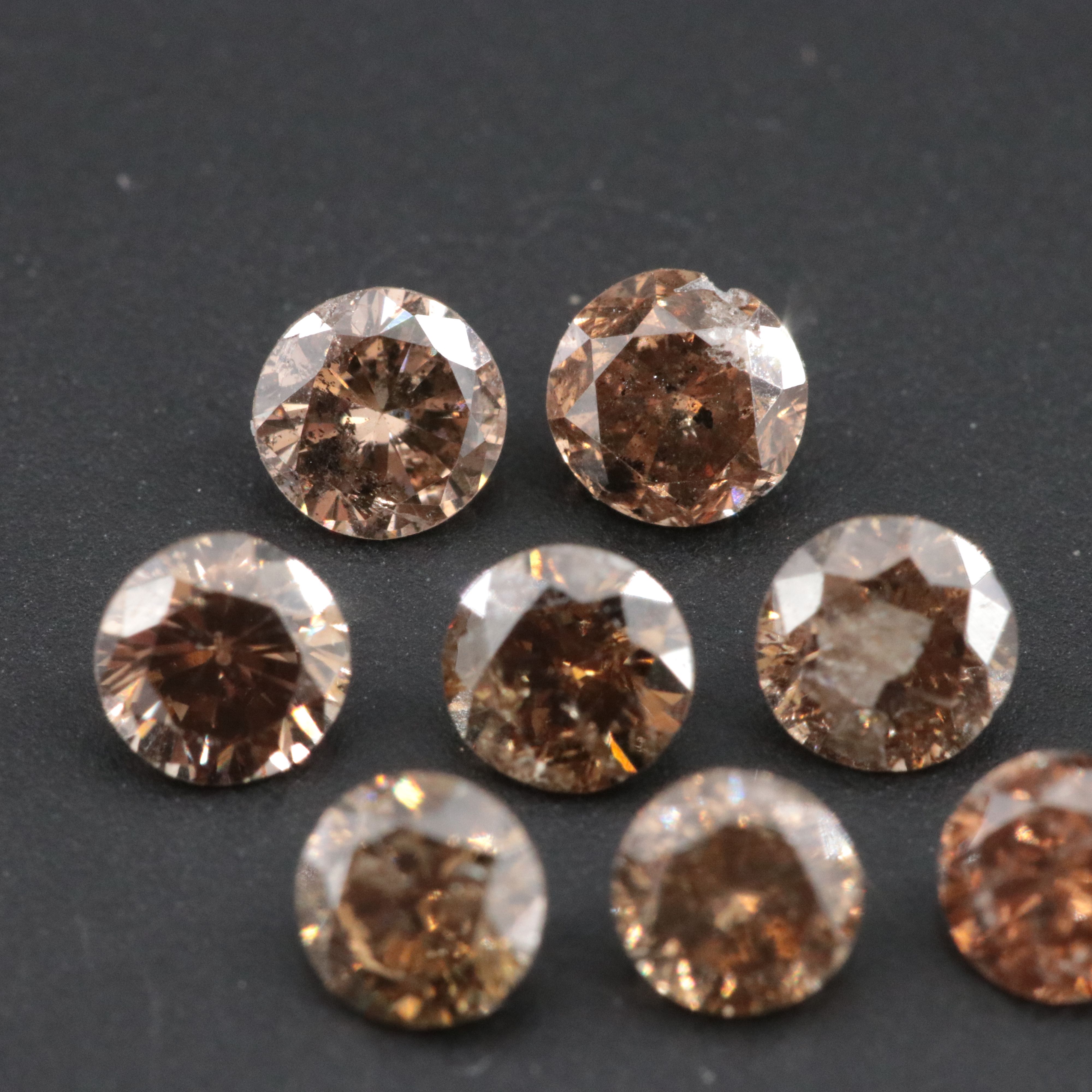 Loose 1.20 CTW Fancy Brown Diamonds