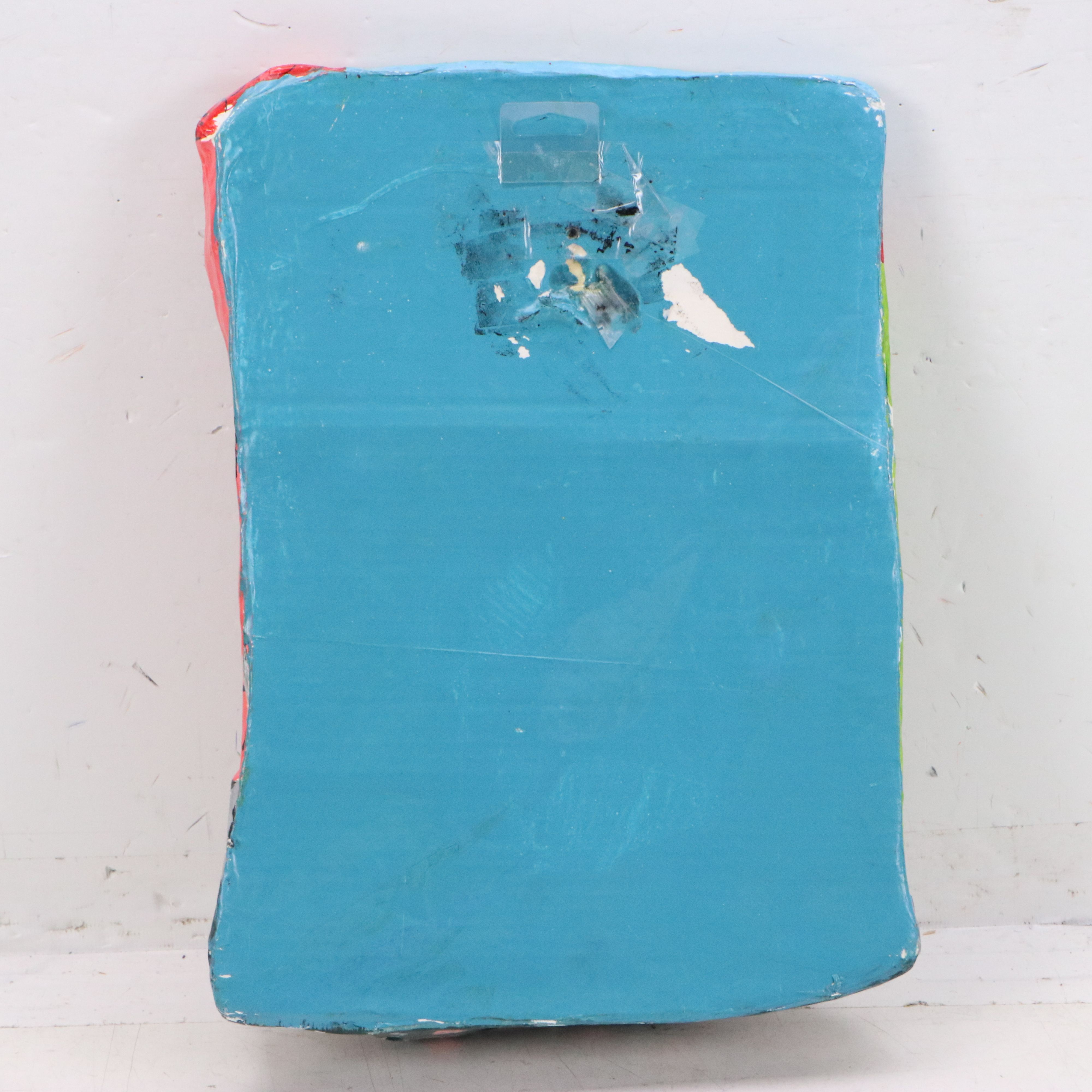 Cuban Folk Art Dimensional Papier-Mâché Wall Sculpture of Street Scene