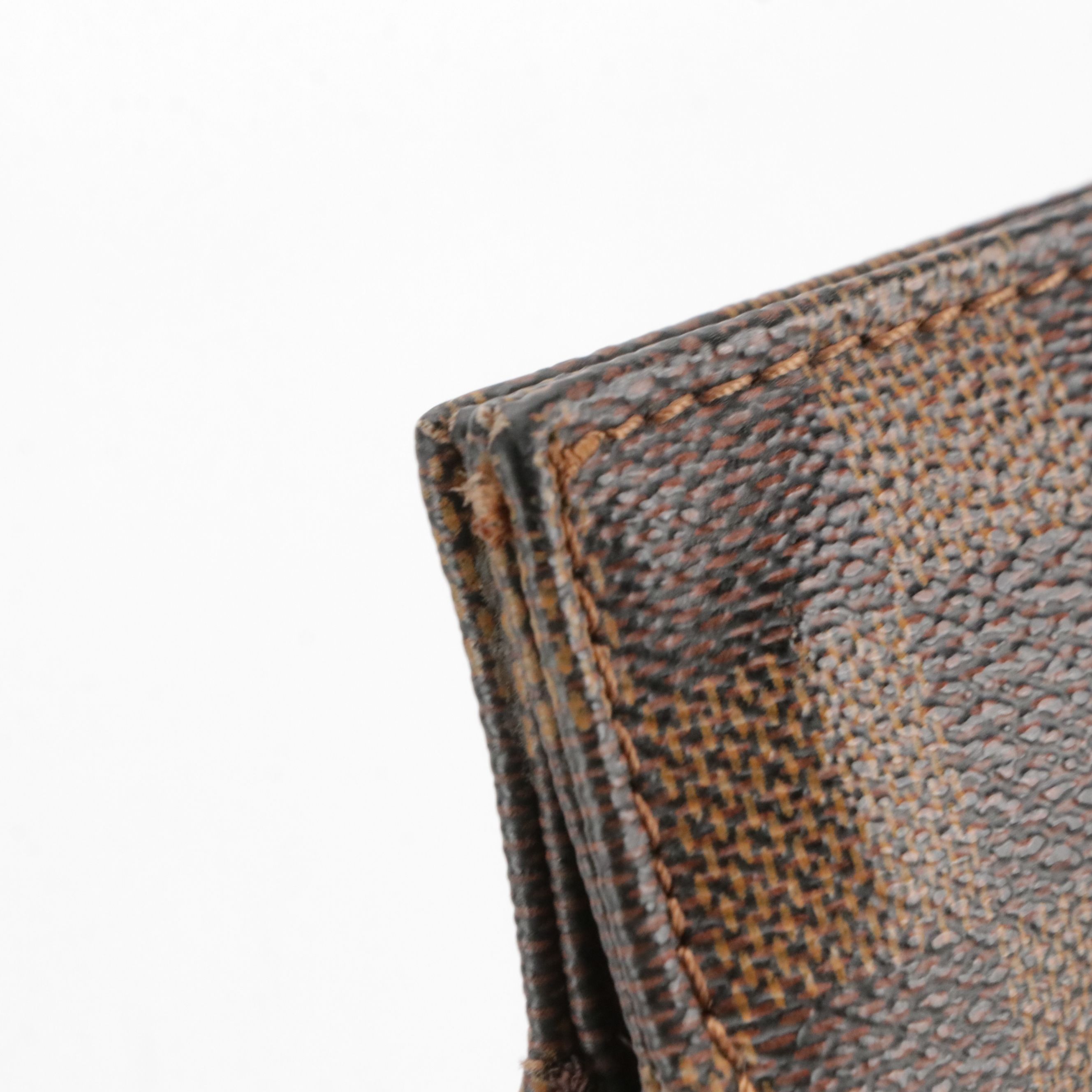 Louis Vuitton Parioli PM Shoulder Bag in Damier Ebene Canvas and Leather