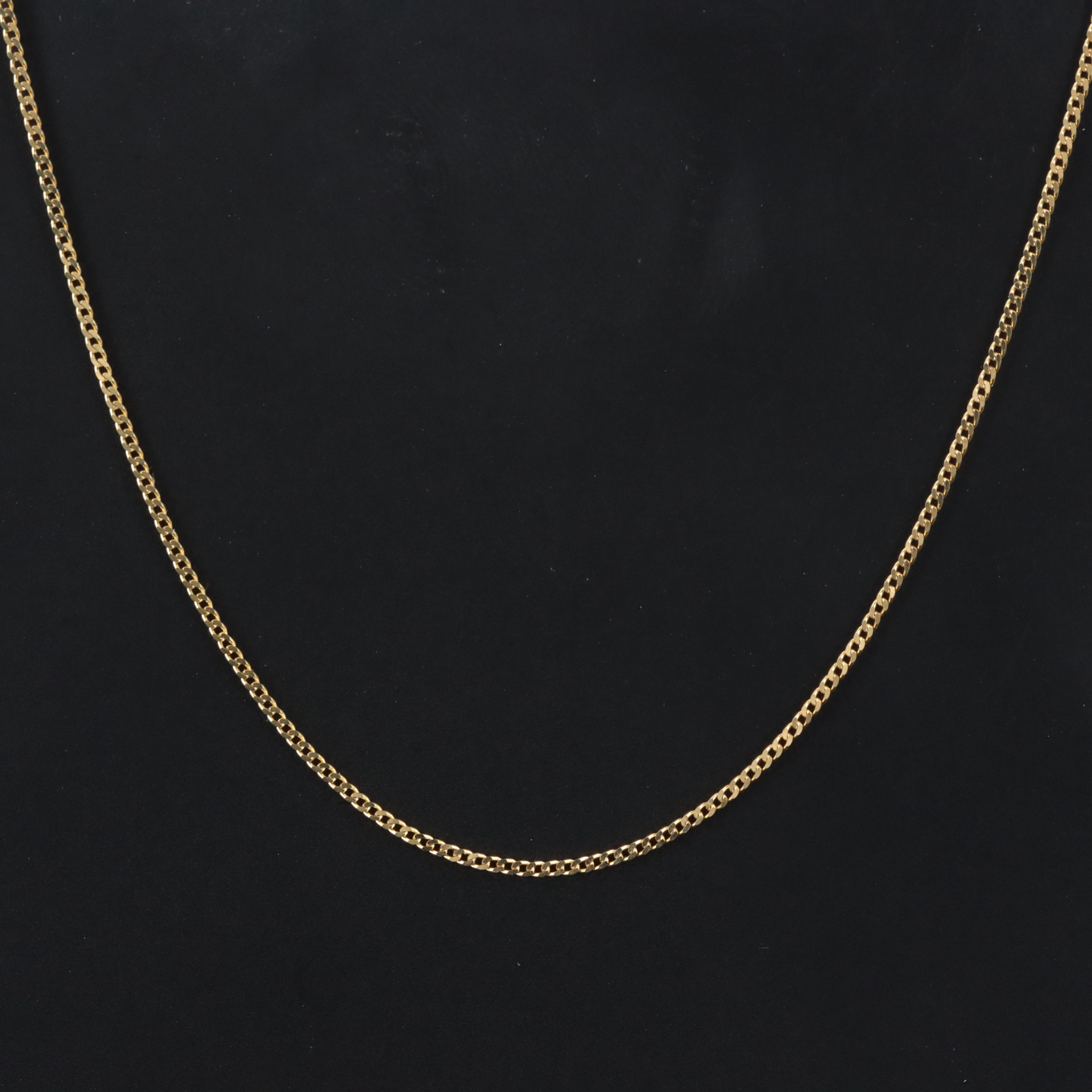 10K Curb Chain Necklace