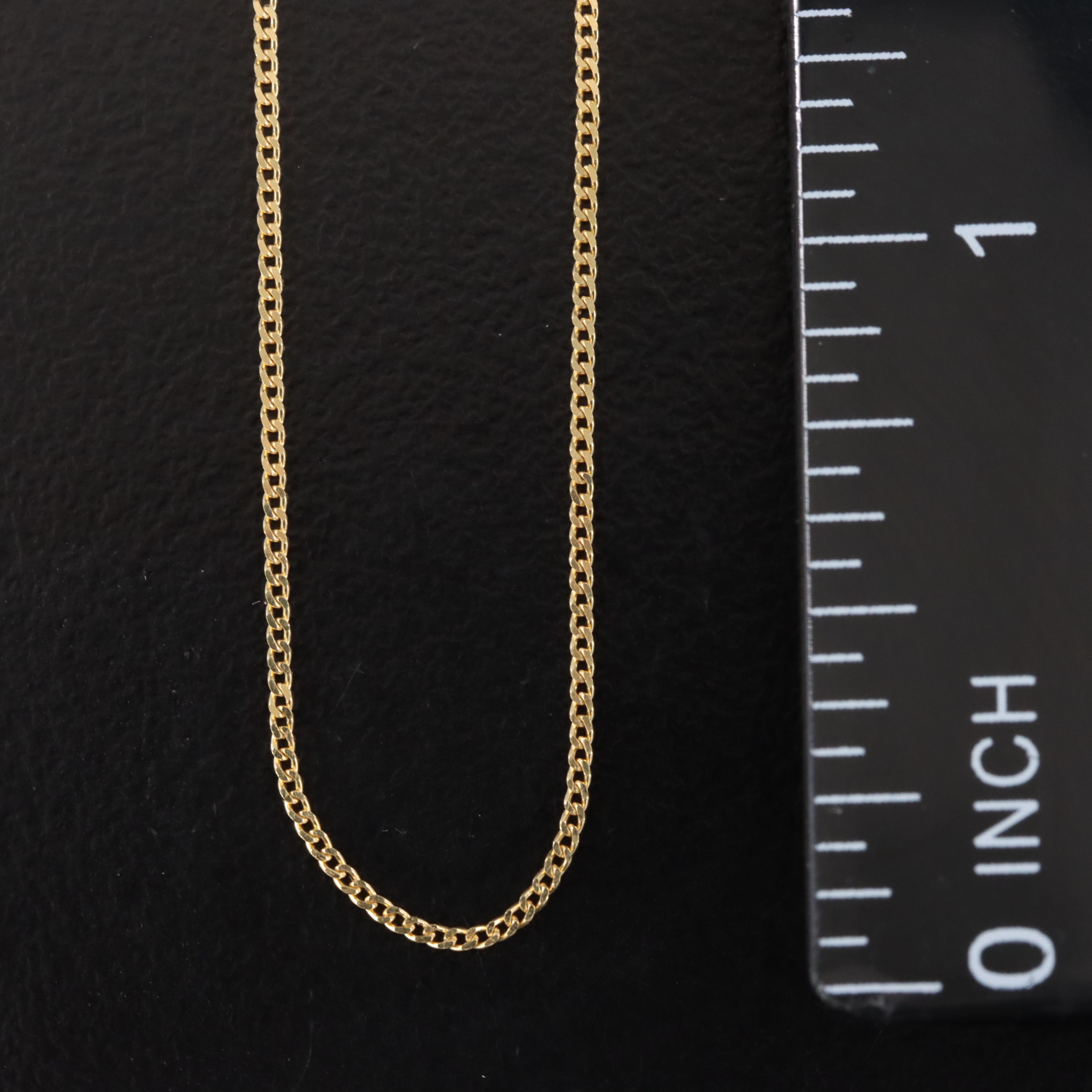 10K Curb Chain Necklace