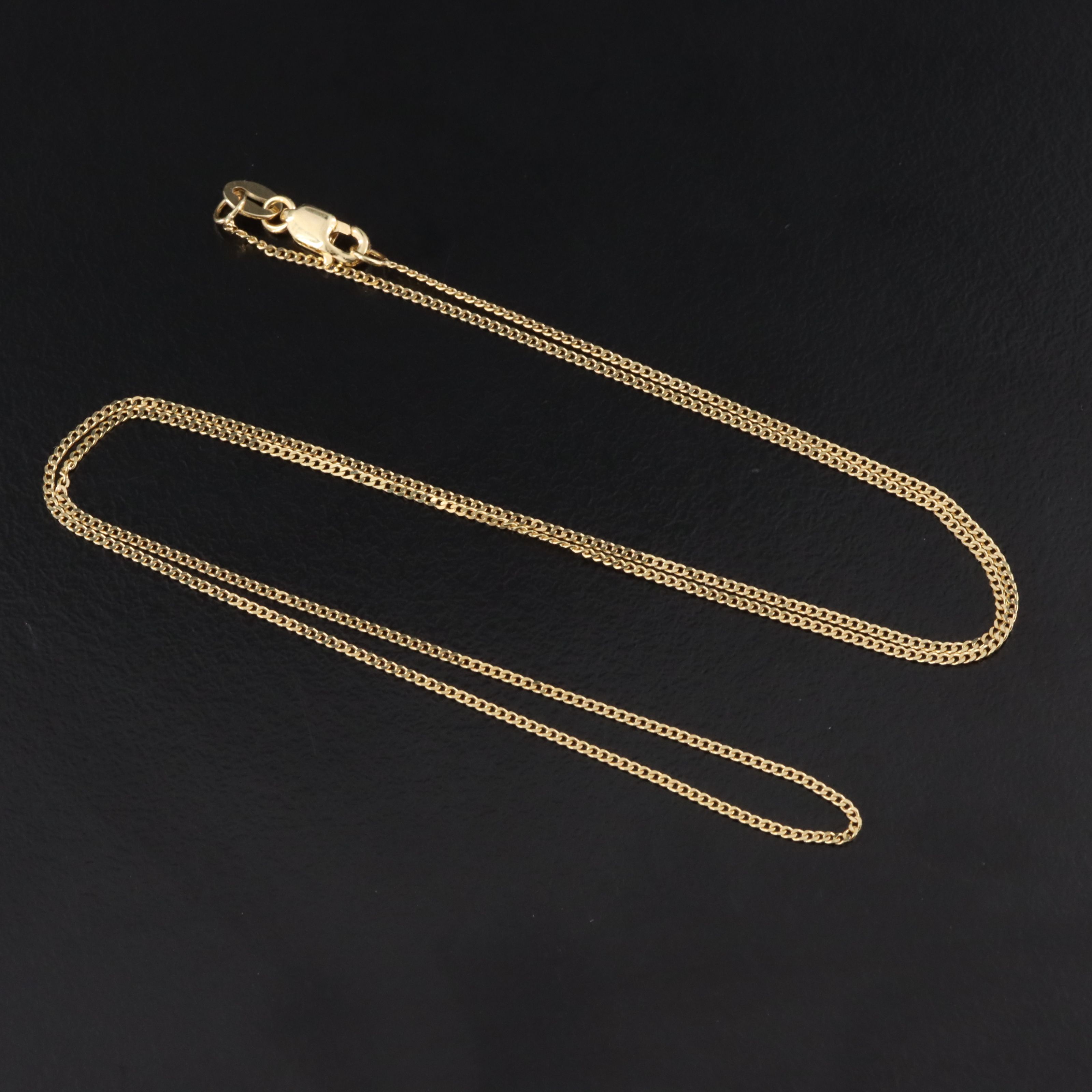10K Curb Chain Necklace