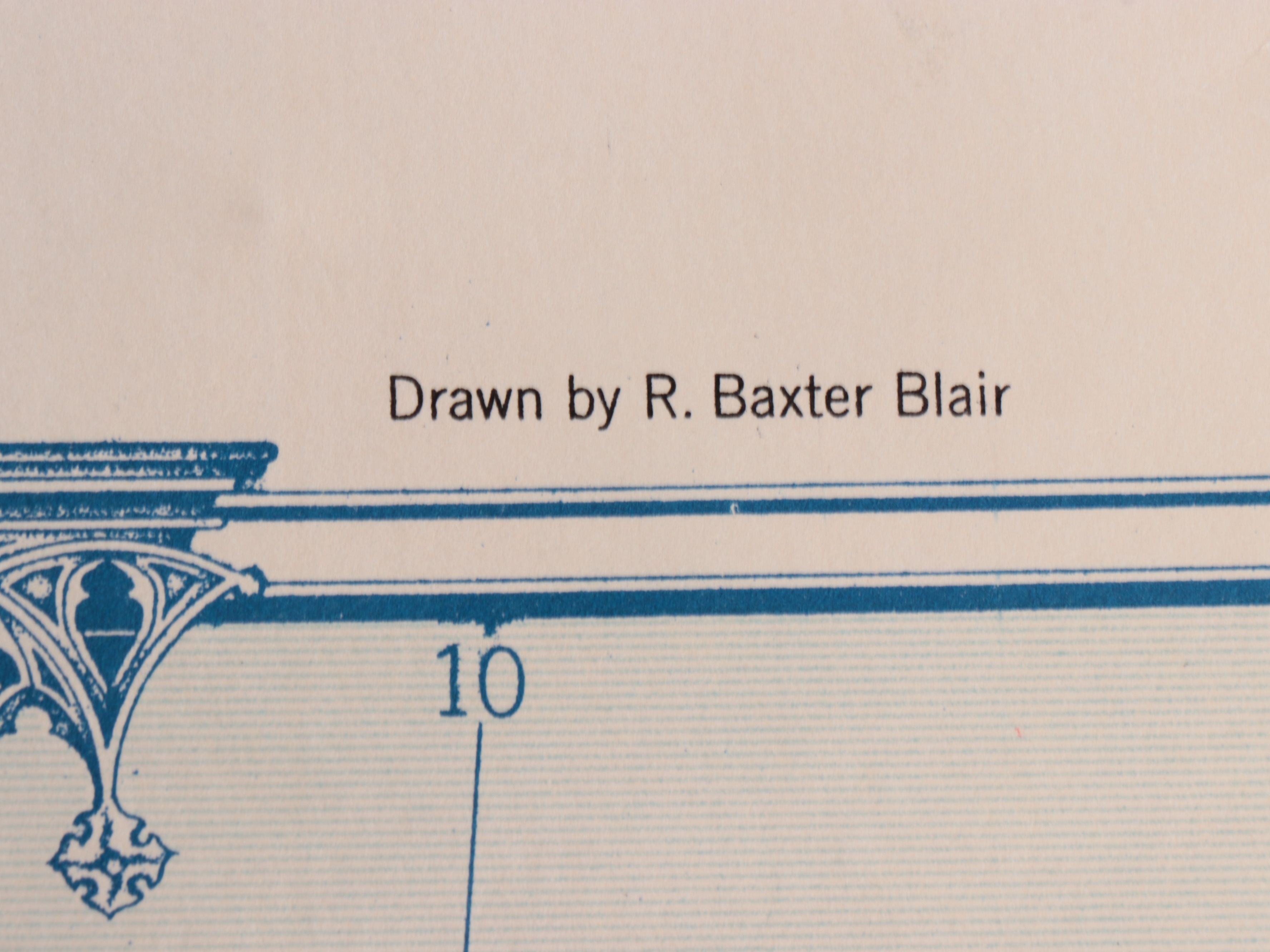Denoyer-Geppert Co. Pull-Down Map "Literary‒Pictorial British Isles"