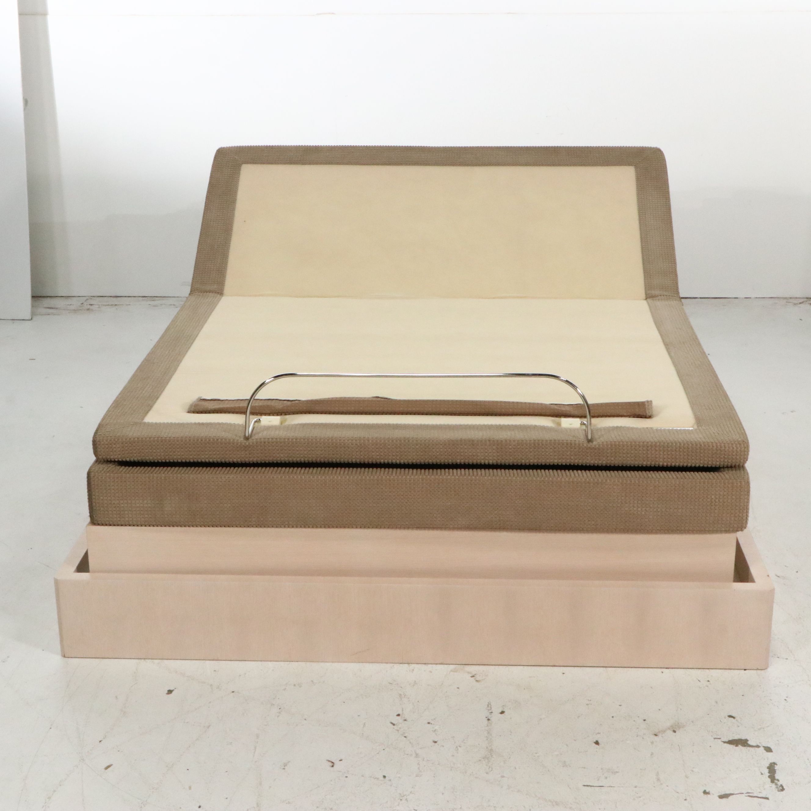 Serta Motion Perfect Adjustable Bed Foundation with Wall-Mounted Headboard