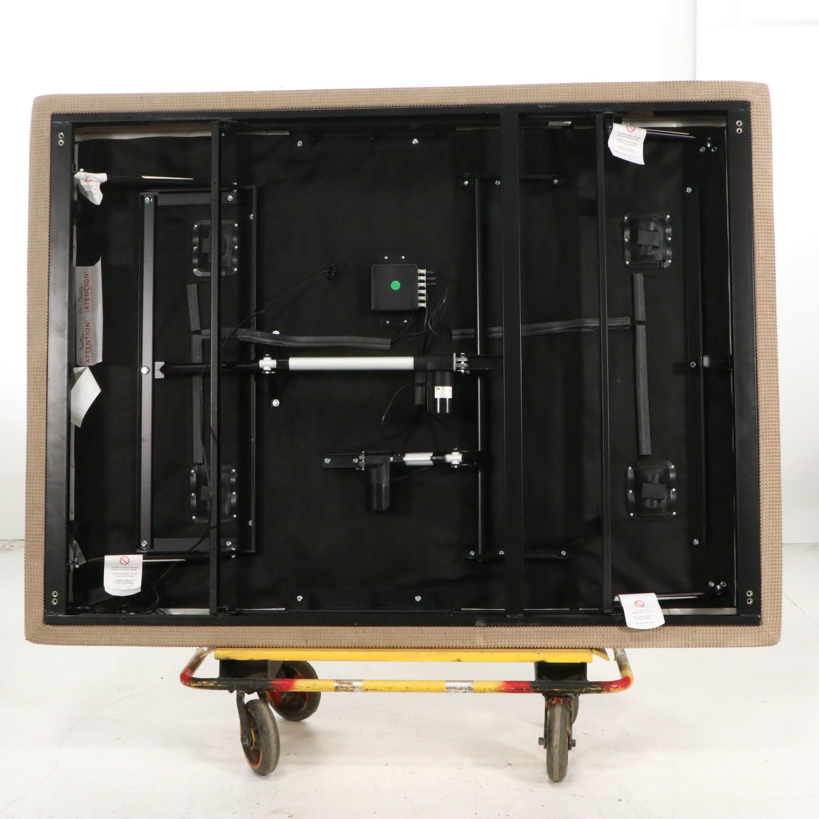 Serta Motion Perfect Adjustable Bed Foundation with Wall-Mounted Headboard