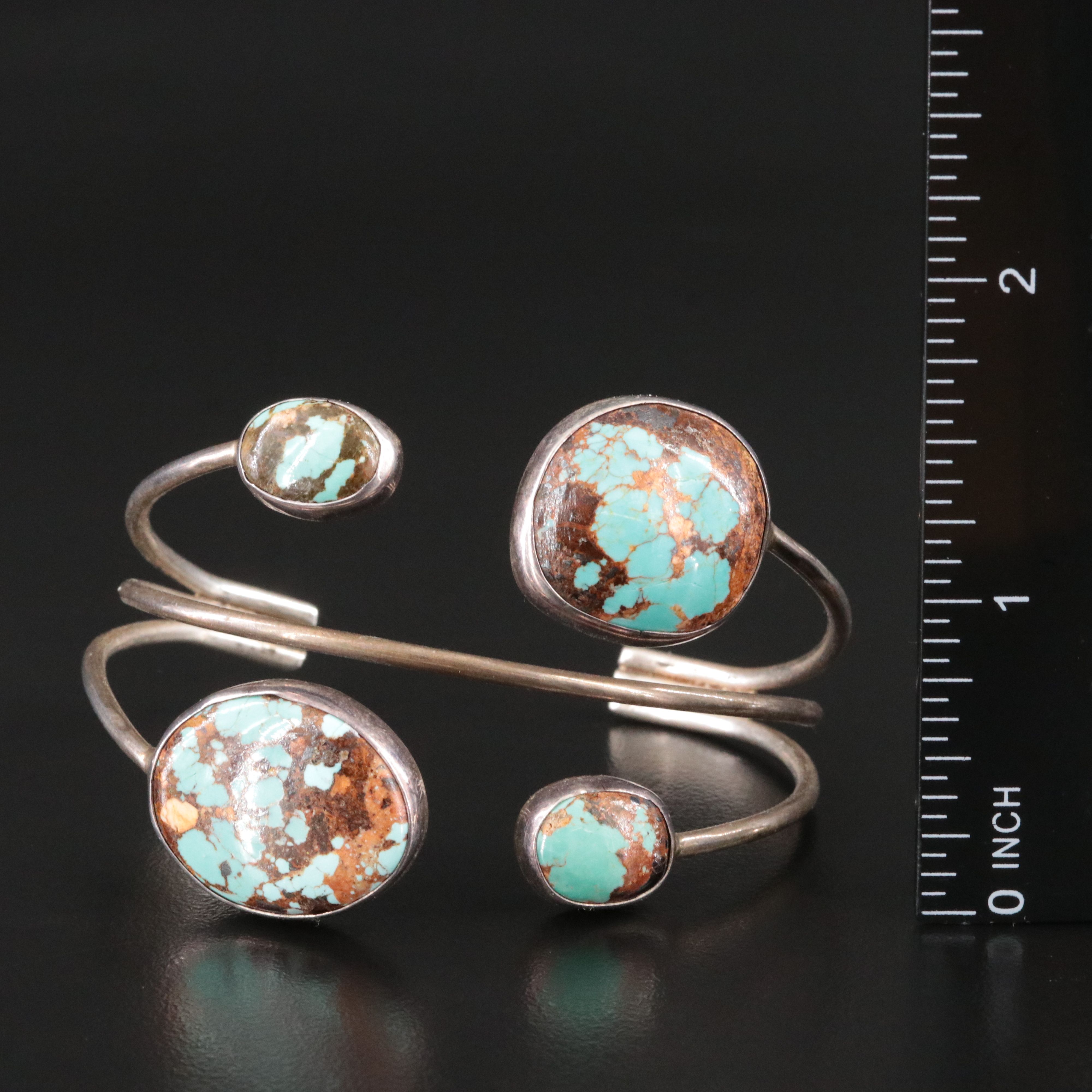 Sterling Turquoise Cuff