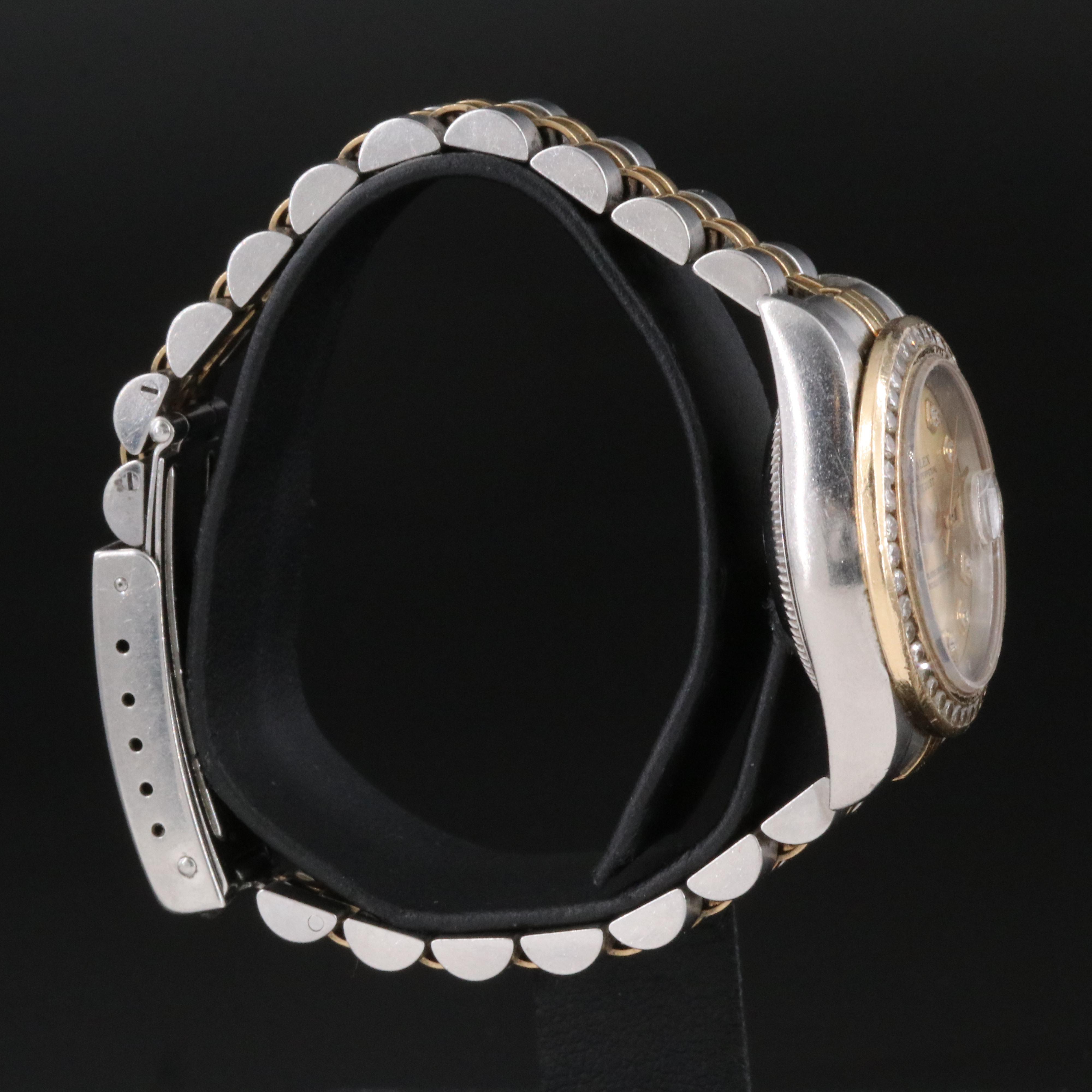 1995 Rolex Datejust Custom Diamond Dial & Bezel Watch