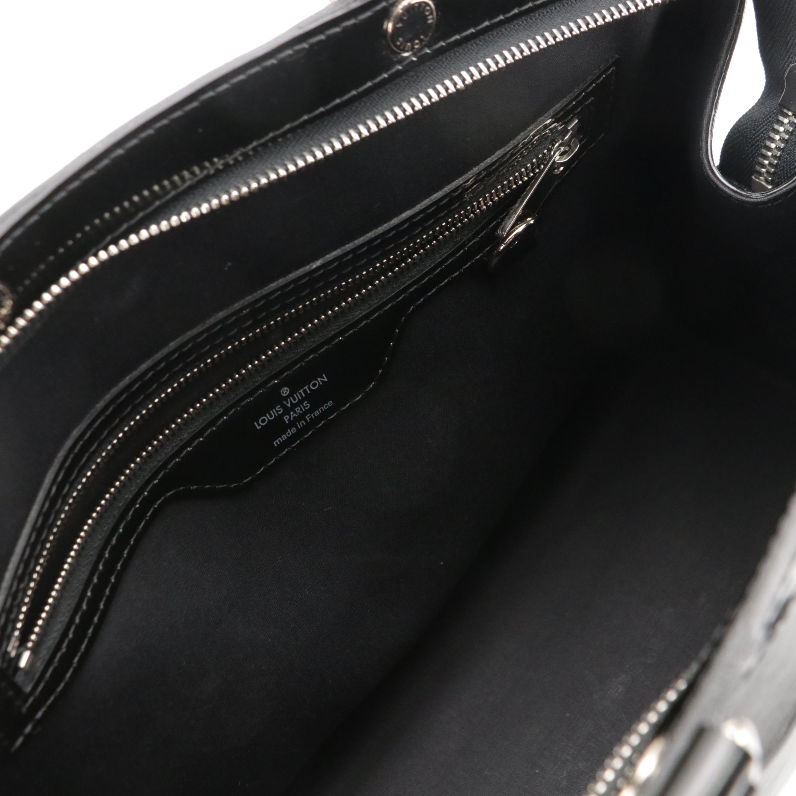 Louis Vuitton Brea MM Satchel Bag in Black Electric Epi Leather