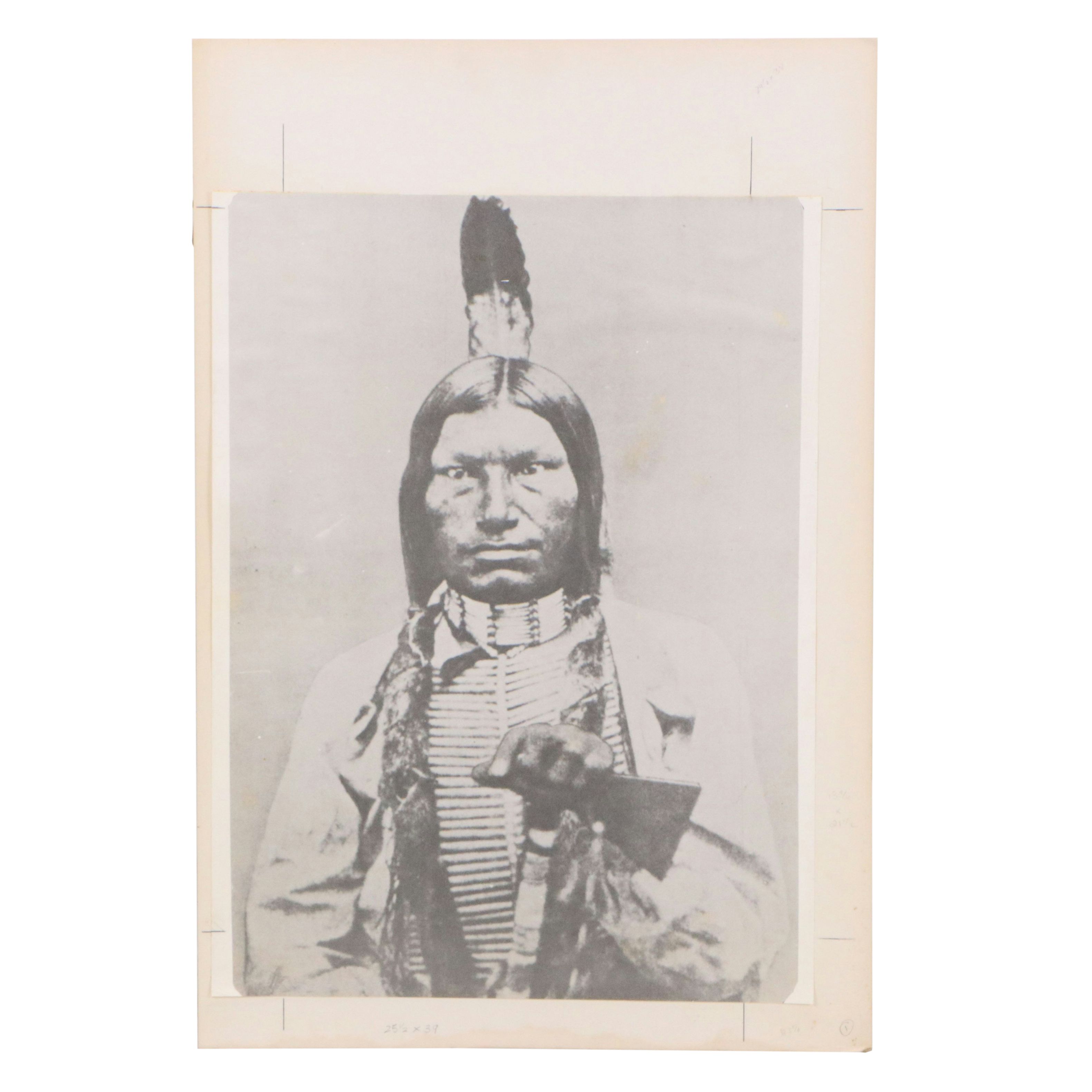 Photographic Enlargments of Historic Native American Portraits