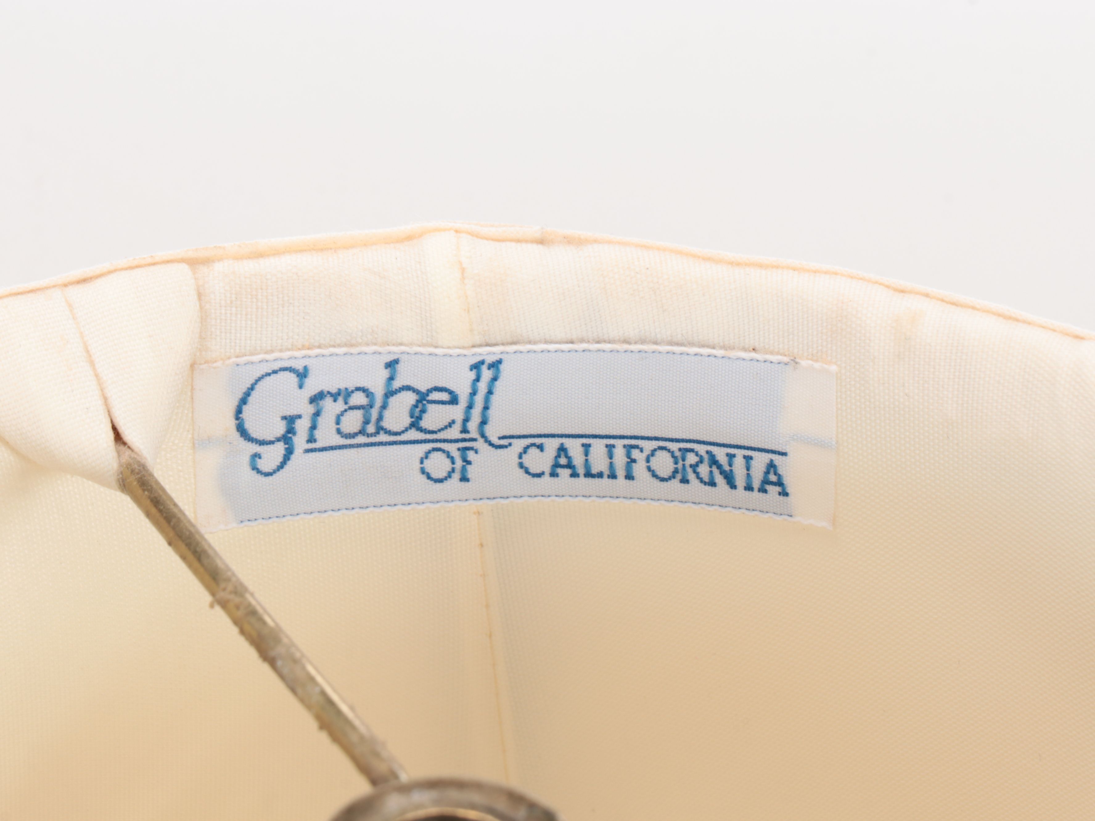 Transfer-Decorated Porcelain Table Lamp with Bronze Footed Brazier