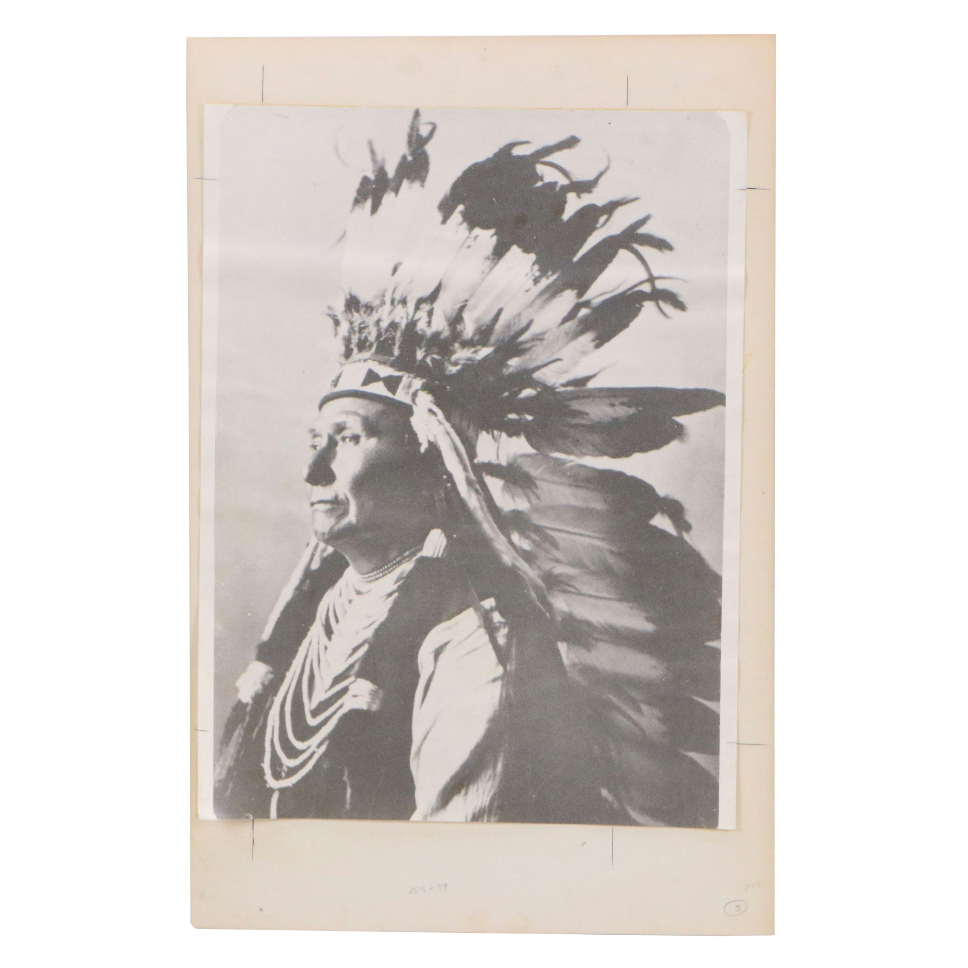 Photographic Enlargments of Historic Native American Portraits