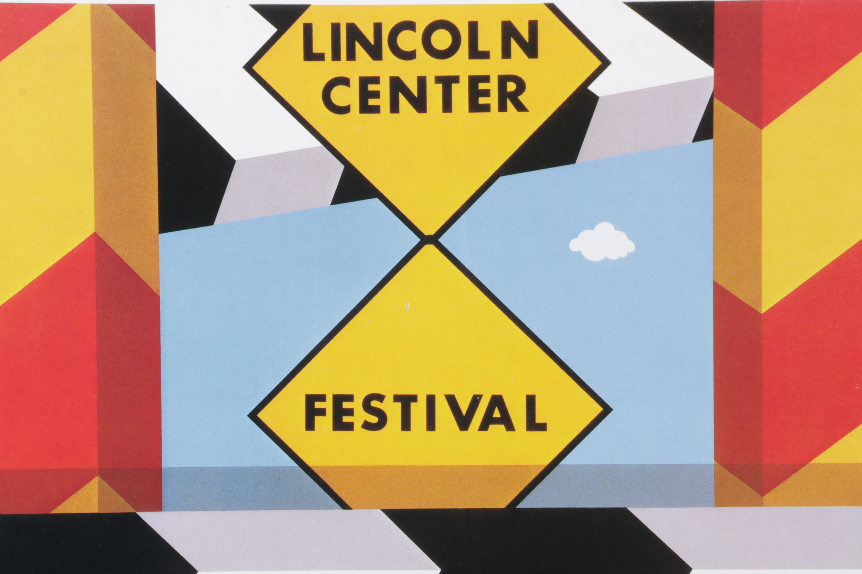 Offset Lithograph after Allan D'Arcangelo for Lincoln Center Festival '68