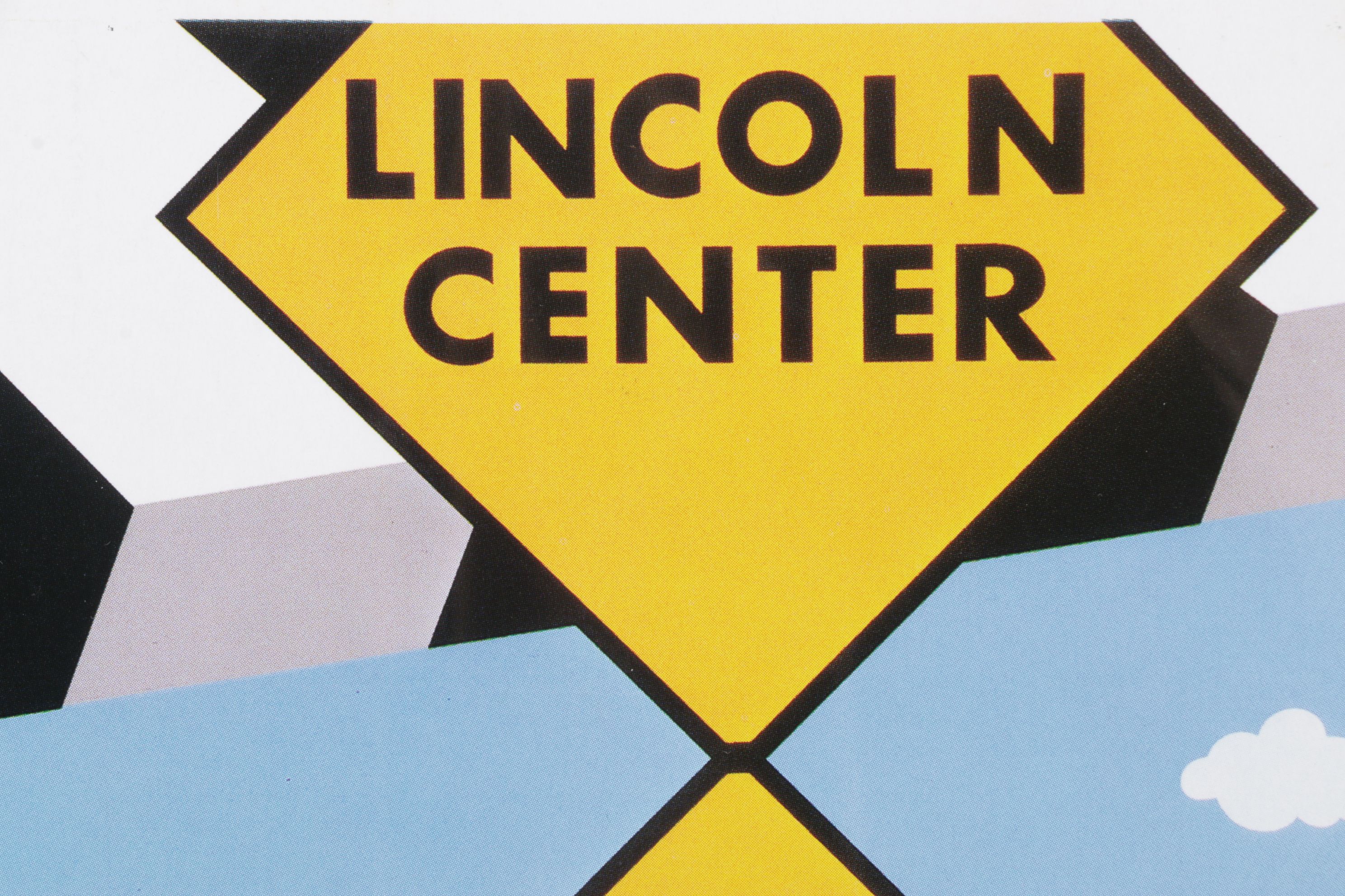 Offset Lithograph after Allan D'Arcangelo for Lincoln Center Festival '68